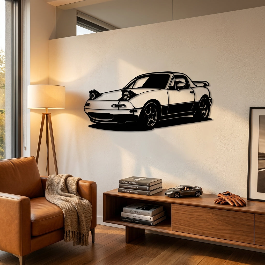 Mazda MX-5 Miata – Araba Metal Duvar Dekoru