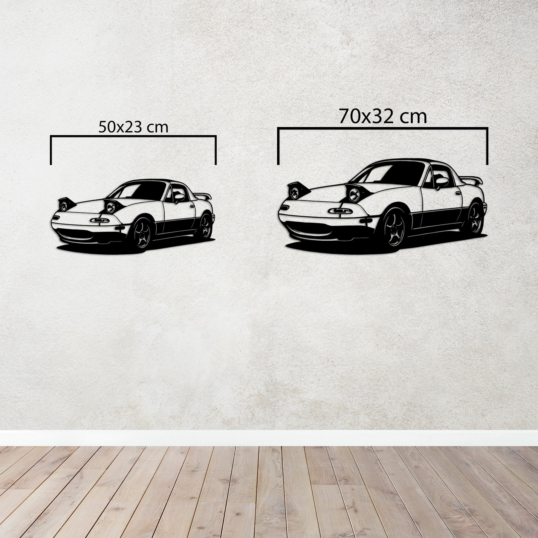 Mazda MX-5 Miata – Araba Metal Duvar Dekoru