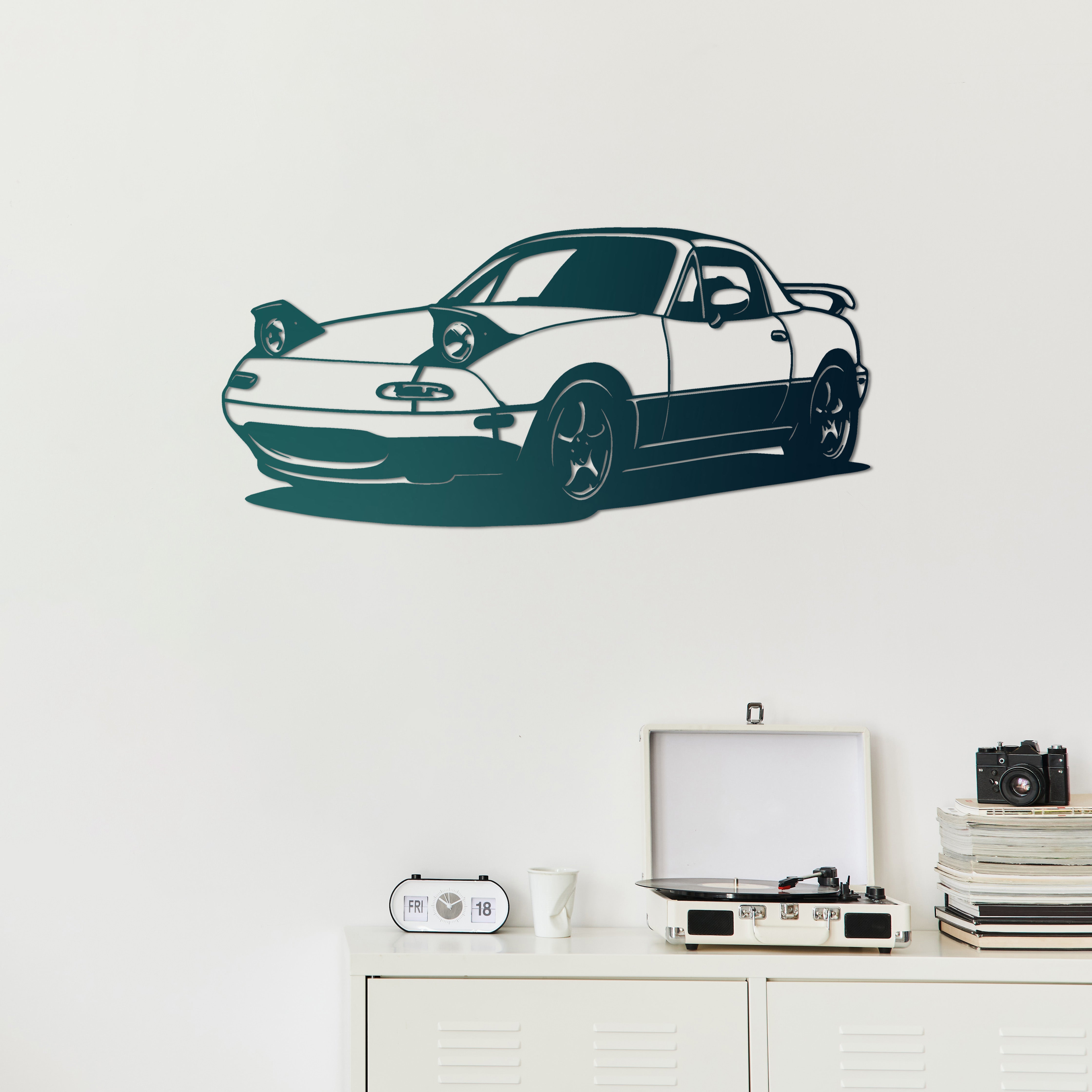 Mazda MX-5 Miata – Araba Metal Duvar Dekoru