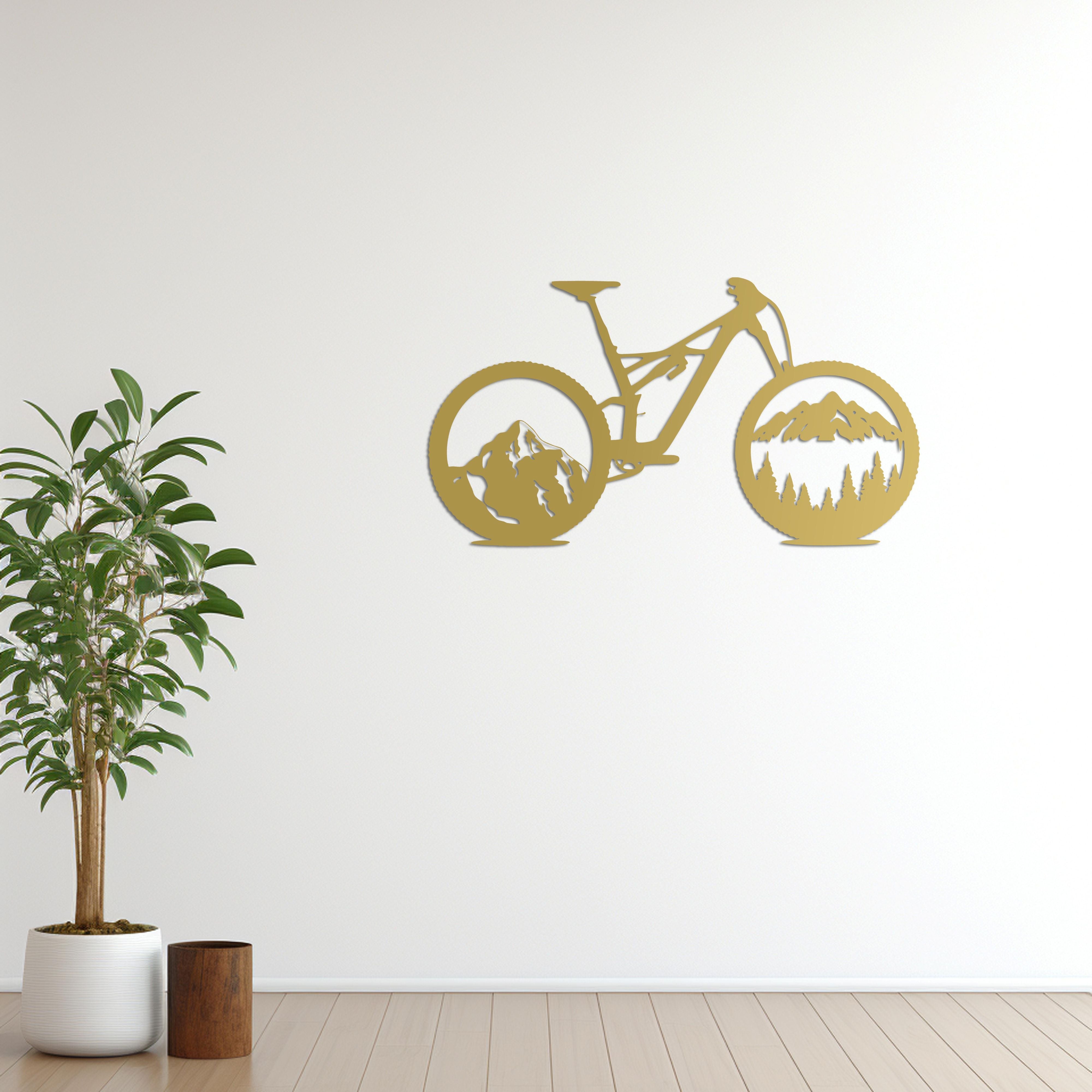 Dağların Ruhu – MTB Bisiklet Metal Duvar Dekoru