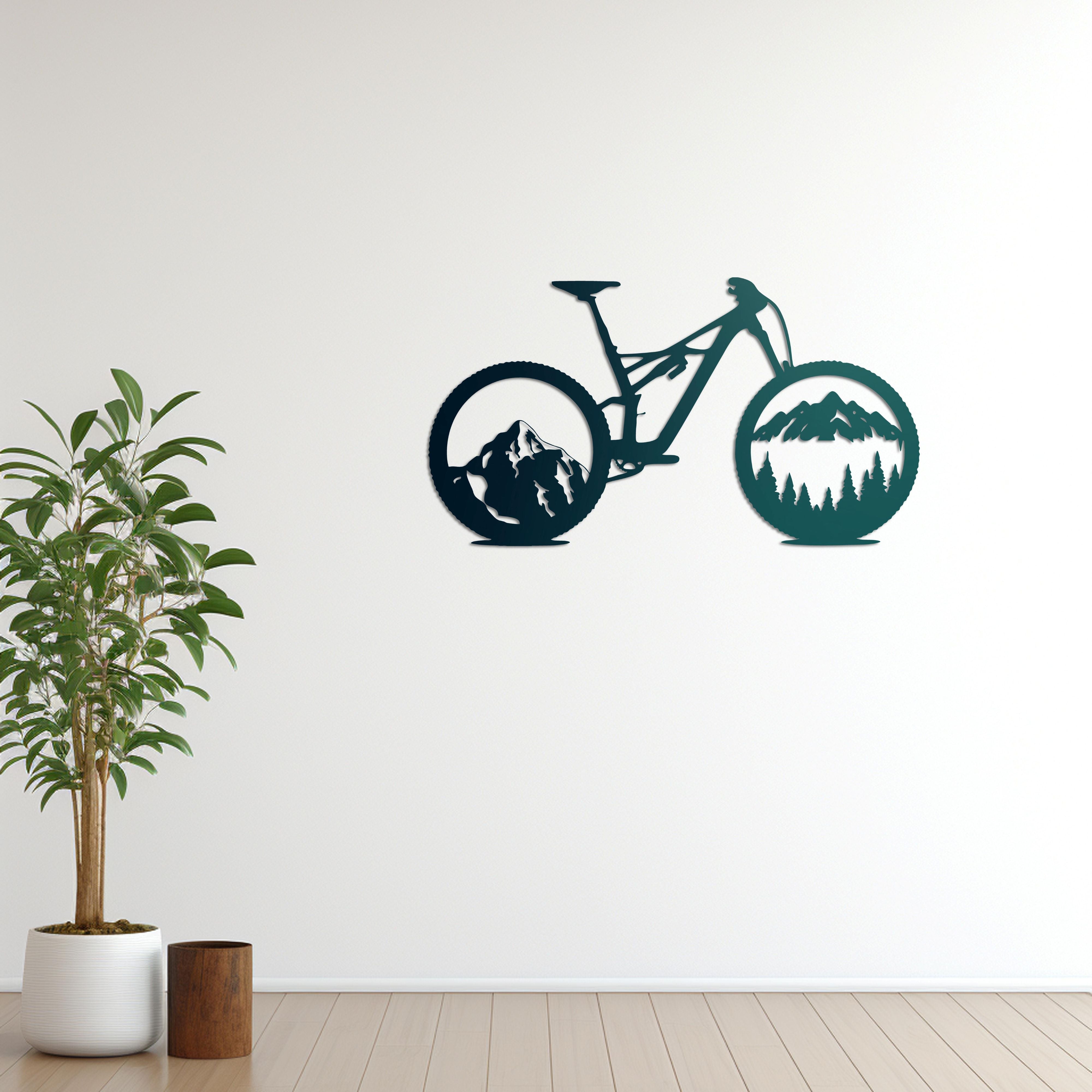 Dağların Ruhu – MTB Bisiklet Metal Duvar Dekoru