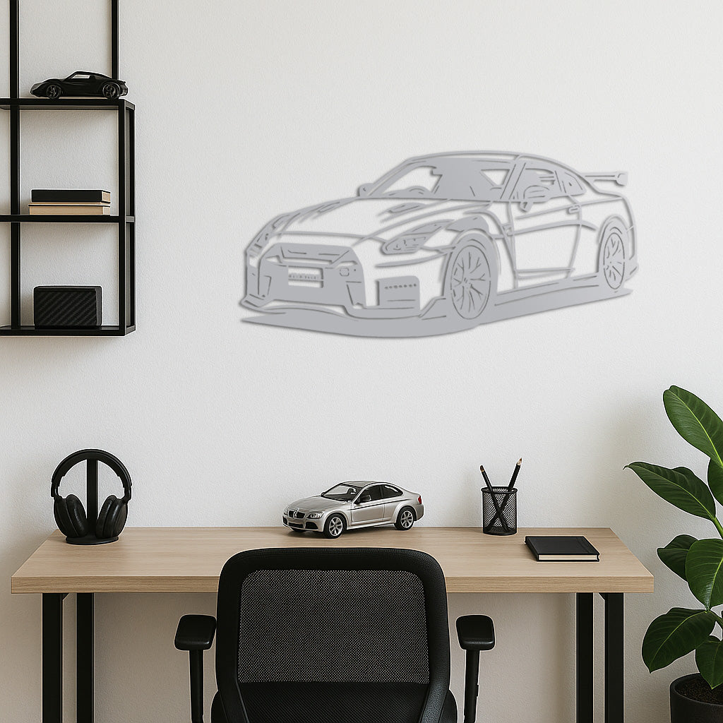 Nissan GT-R – Araba Metal Duvar Dekoru