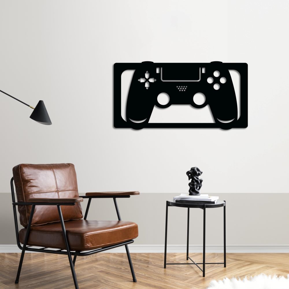 Game Controller Metal Duvar Dekoru