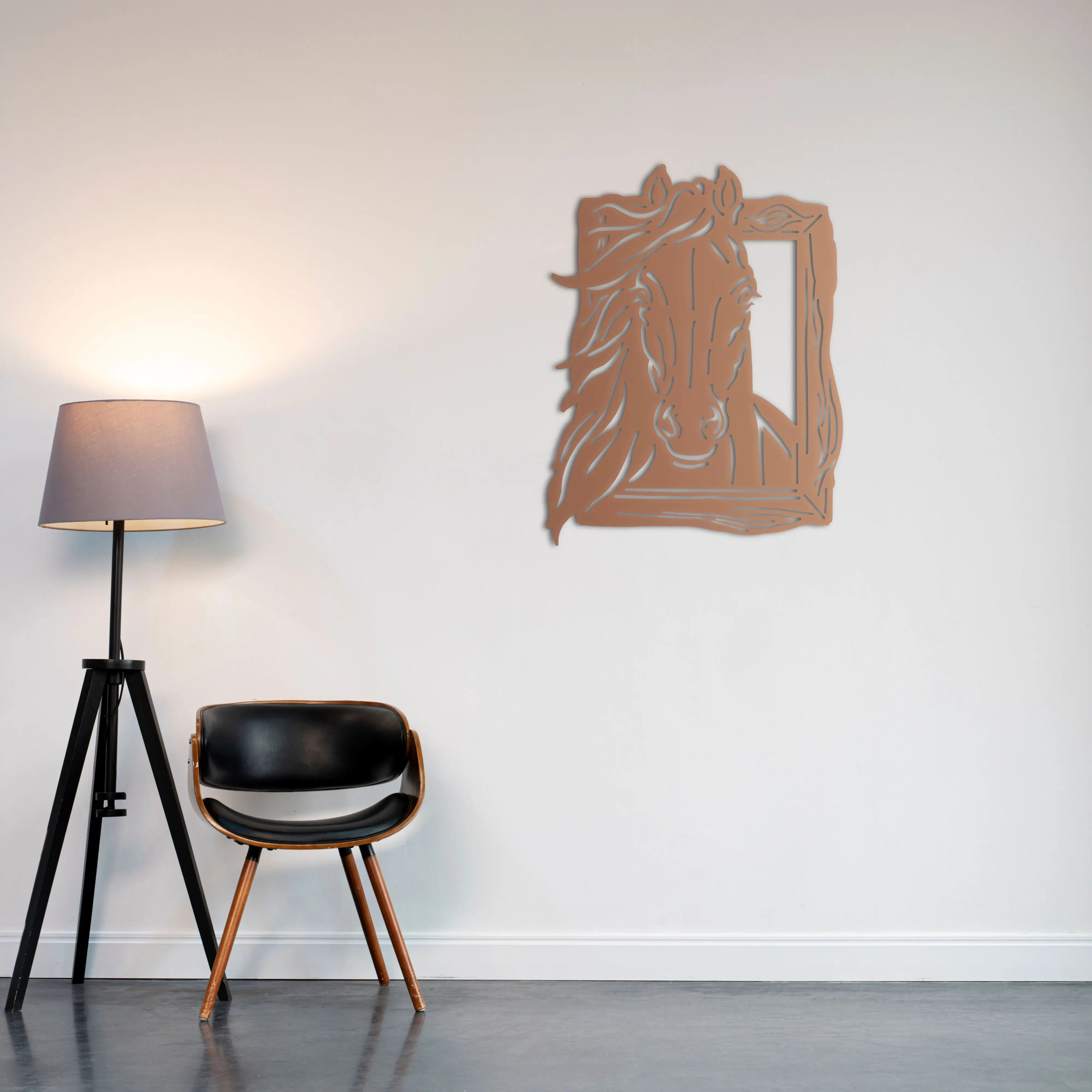 Özgürlüğün İfadesi: At Metal Duvar Dekoru Laser Artique