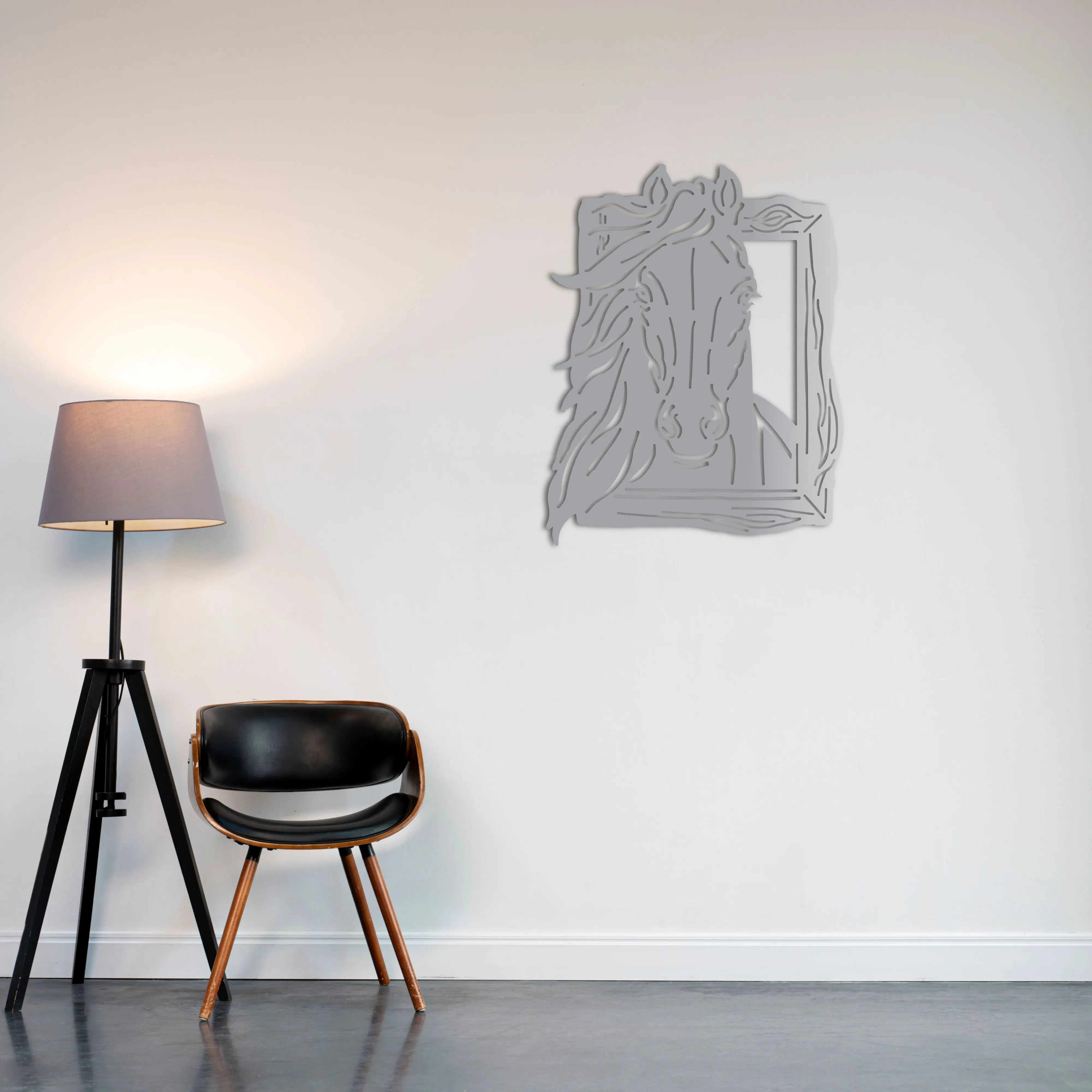 Özgürlüğün İfadesi: At Metal Duvar Dekoru Laser Artique