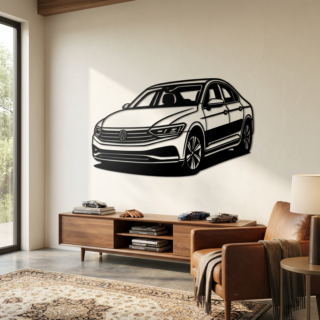 Volkswagen Passat – Araba Metal Duvar Dekoru