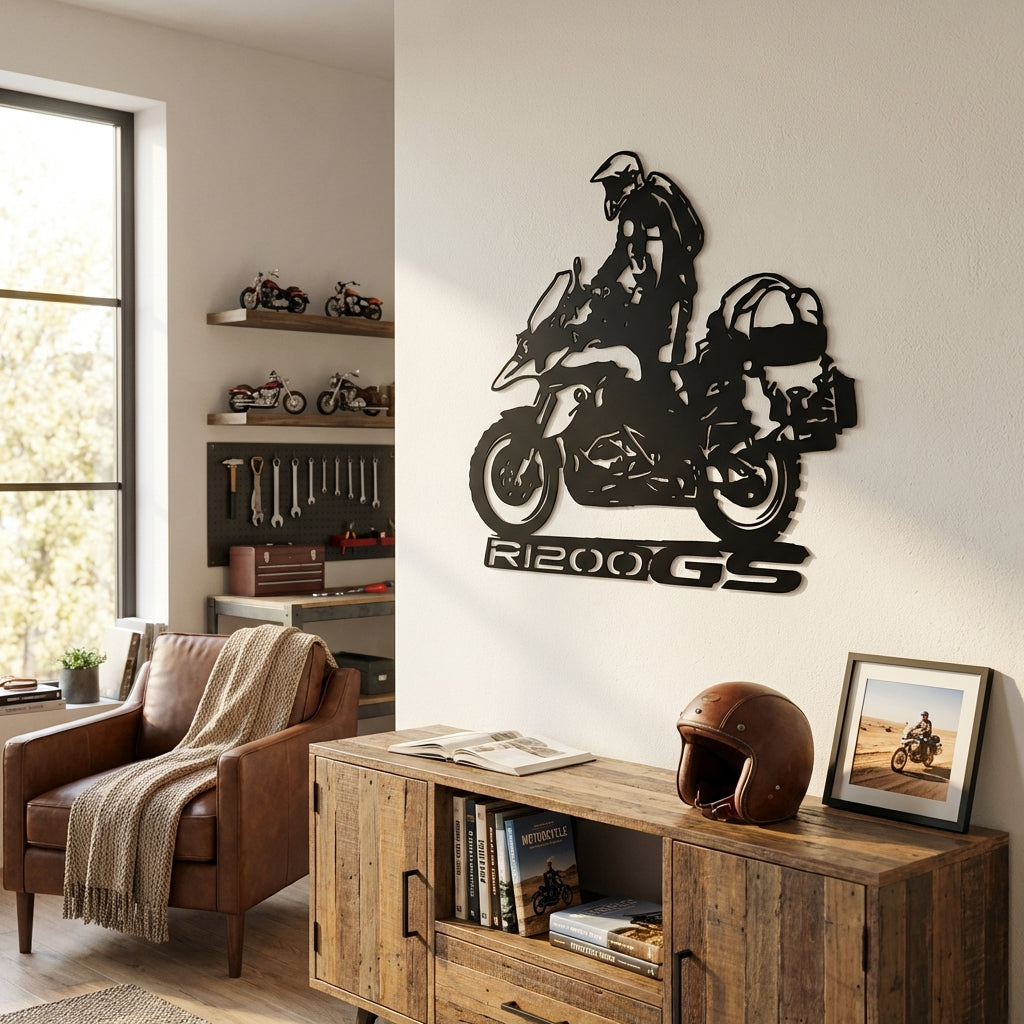 BMW R 1200 GS – Motosiklet Metal Duvar Dekoru