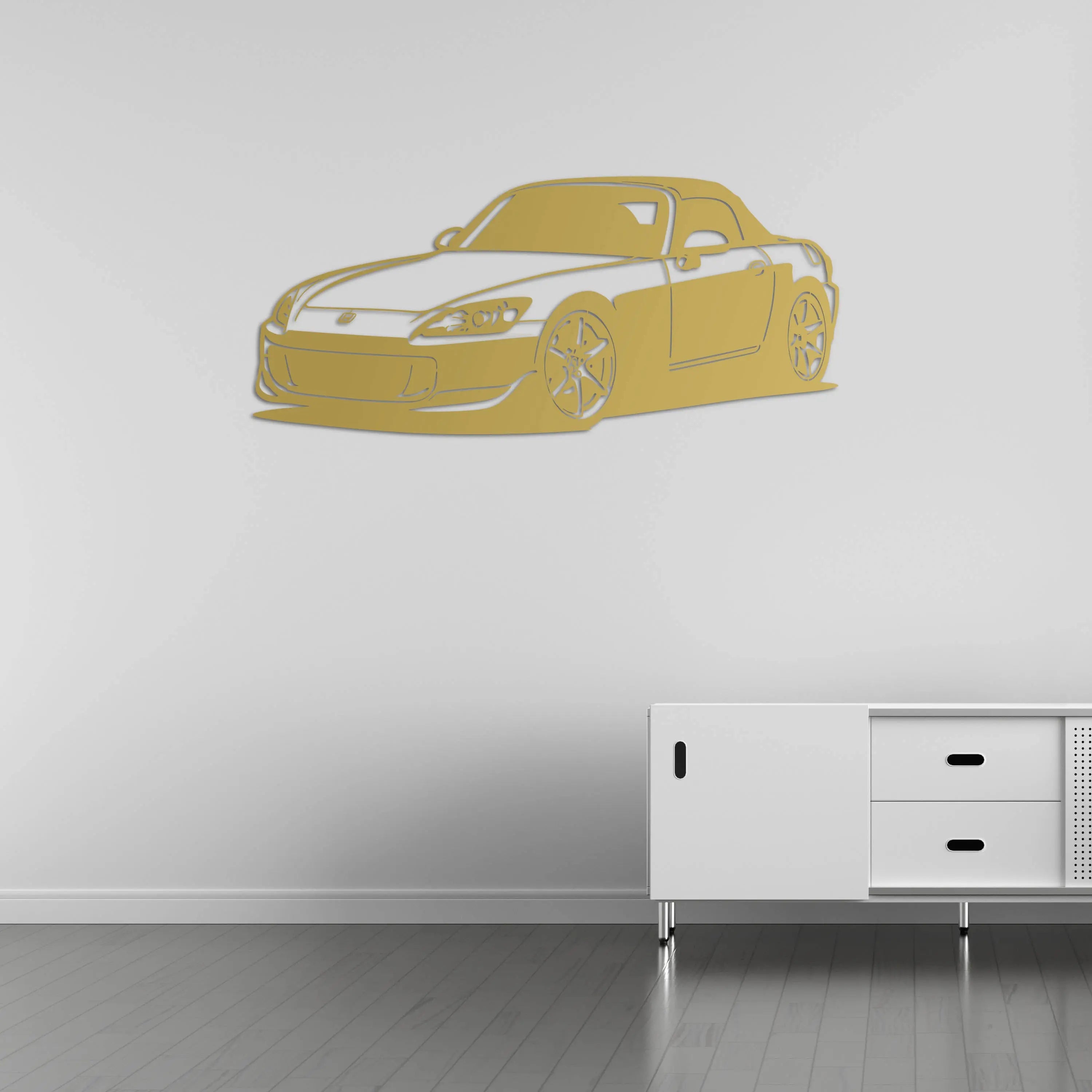 Honda S2000 – Araba Metal Duvar Dekoru Laser Artique