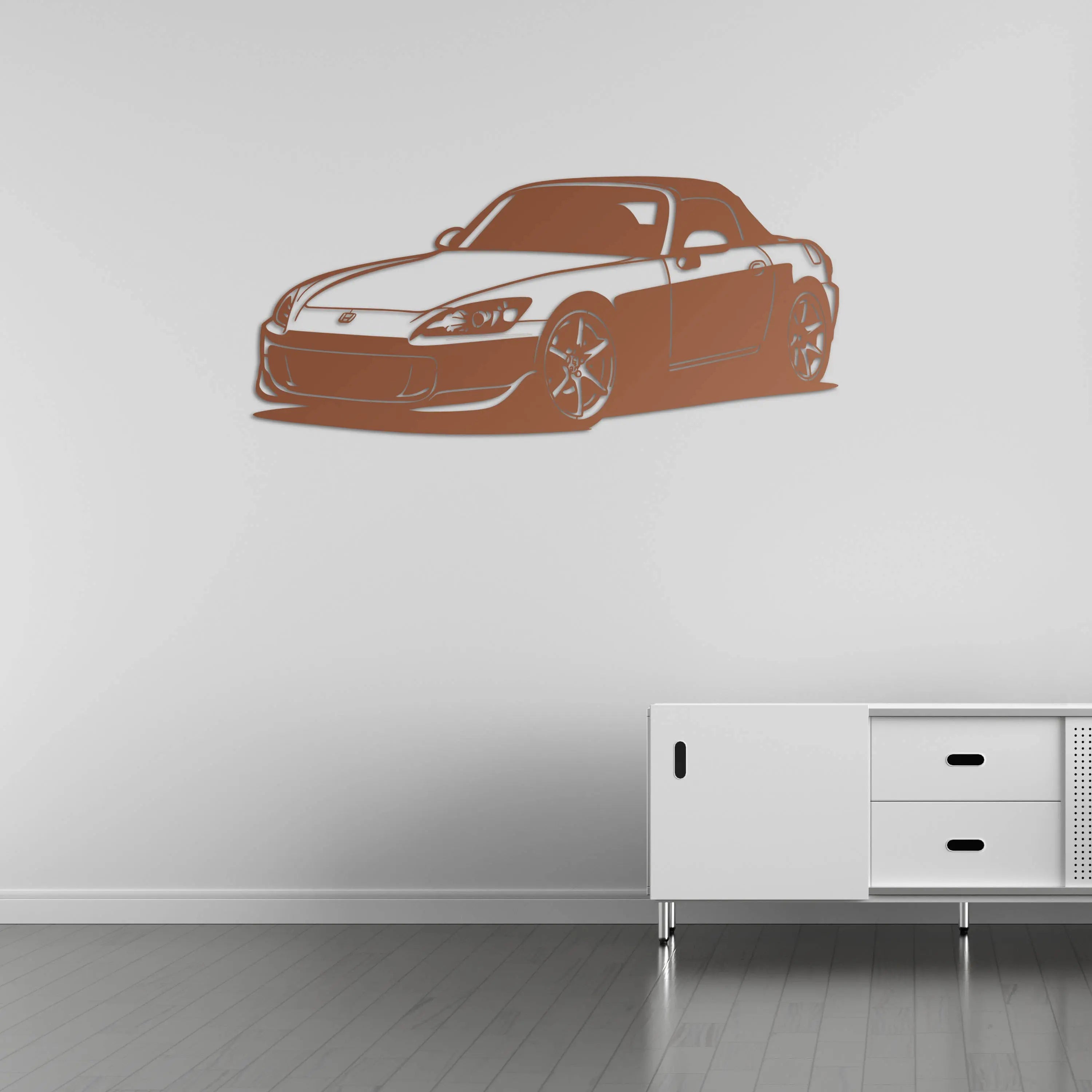 Honda S2000 – Araba Metal Duvar Dekoru Laser Artique