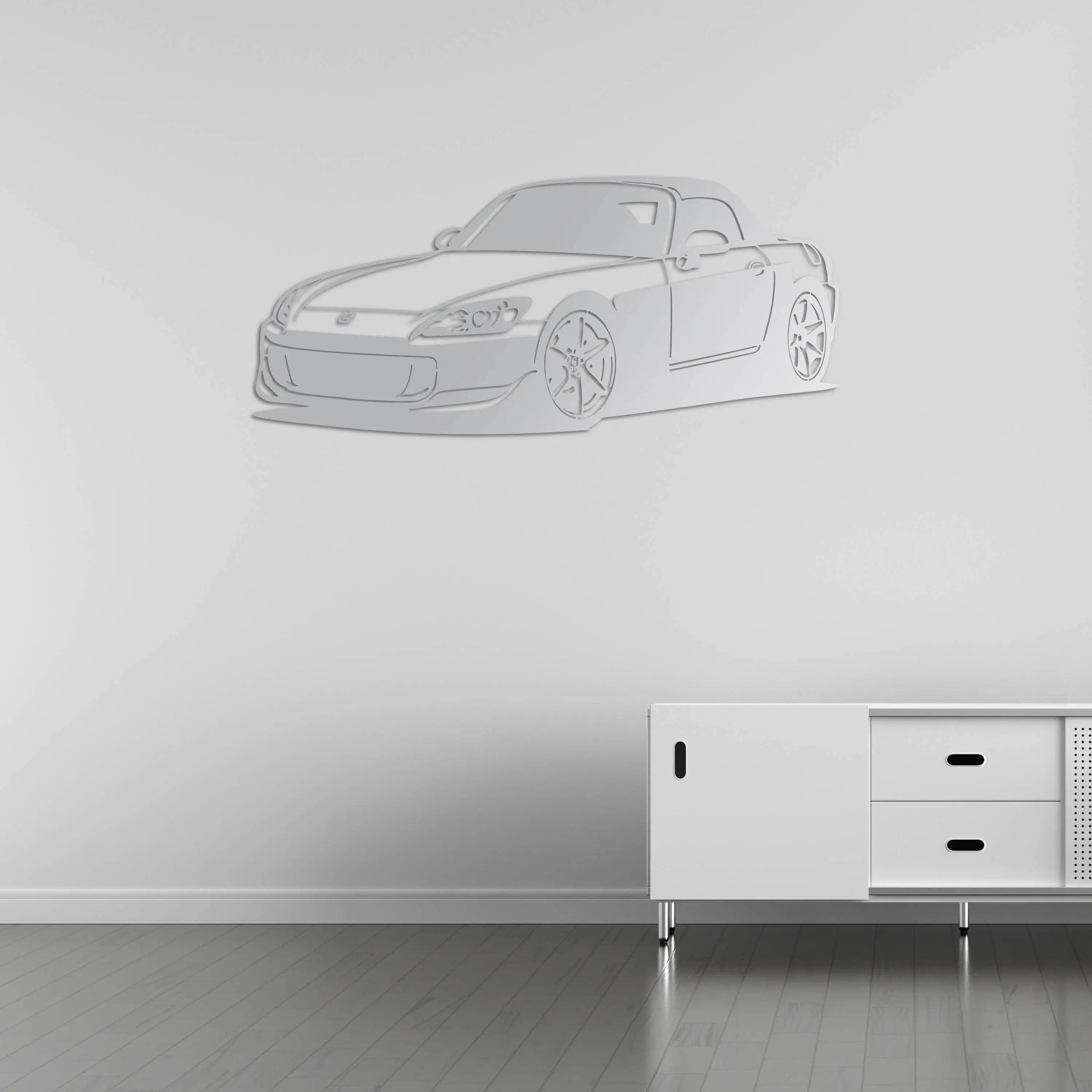 Honda S2000 – Araba Metal Duvar Dekoru Laser Artique