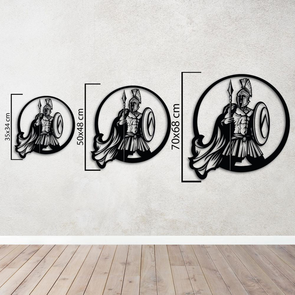 "Sparta Ruhu" Metal Duvar Dekoru