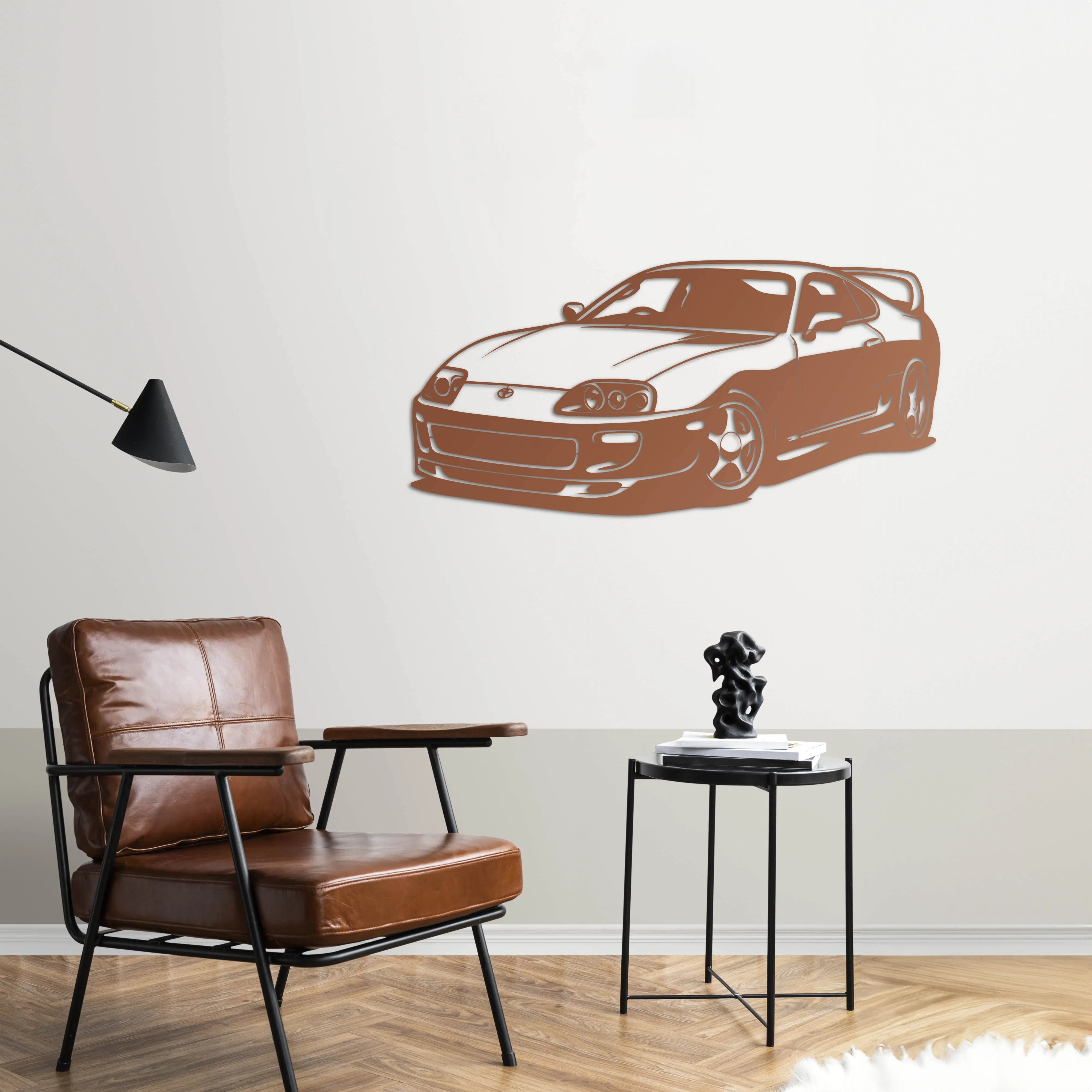 Toyota Supra MK4 – Araba Metal Duvar Dekoru Laser Artique