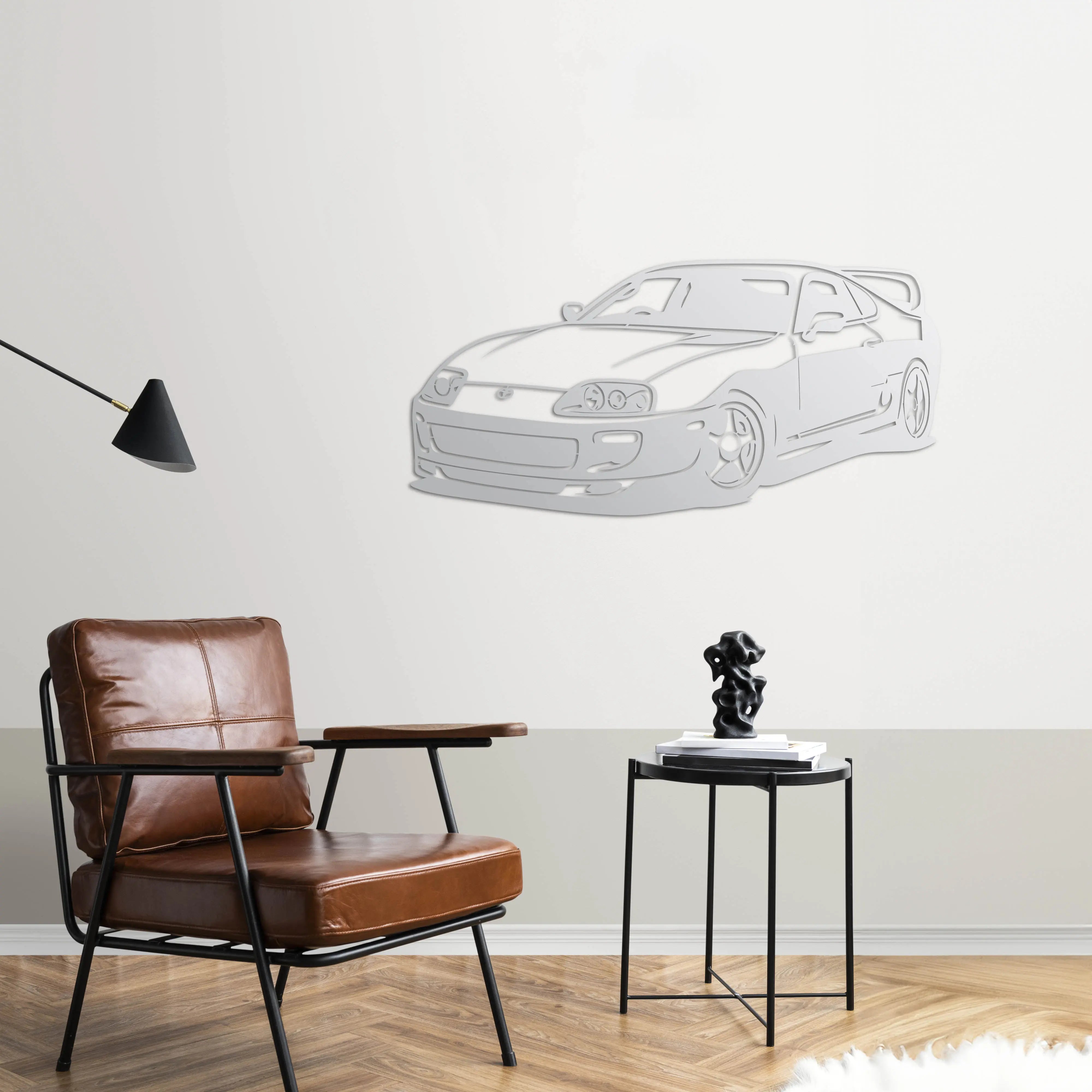 Toyota Supra MK4 – Araba Metal Duvar Dekoru Laser Artique