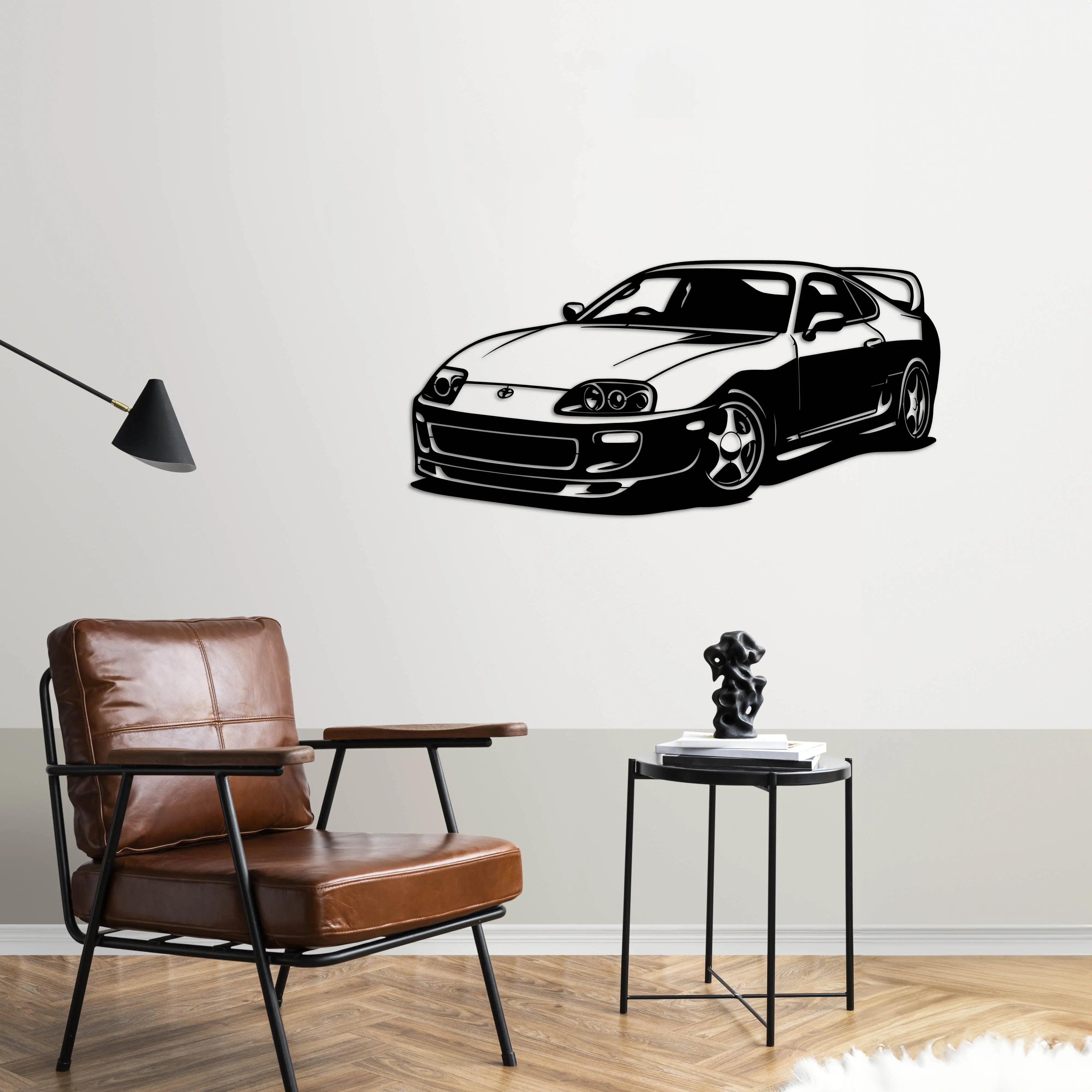 Toyota Supra MK4 – Araba Metal Duvar Dekoru Laser Artique