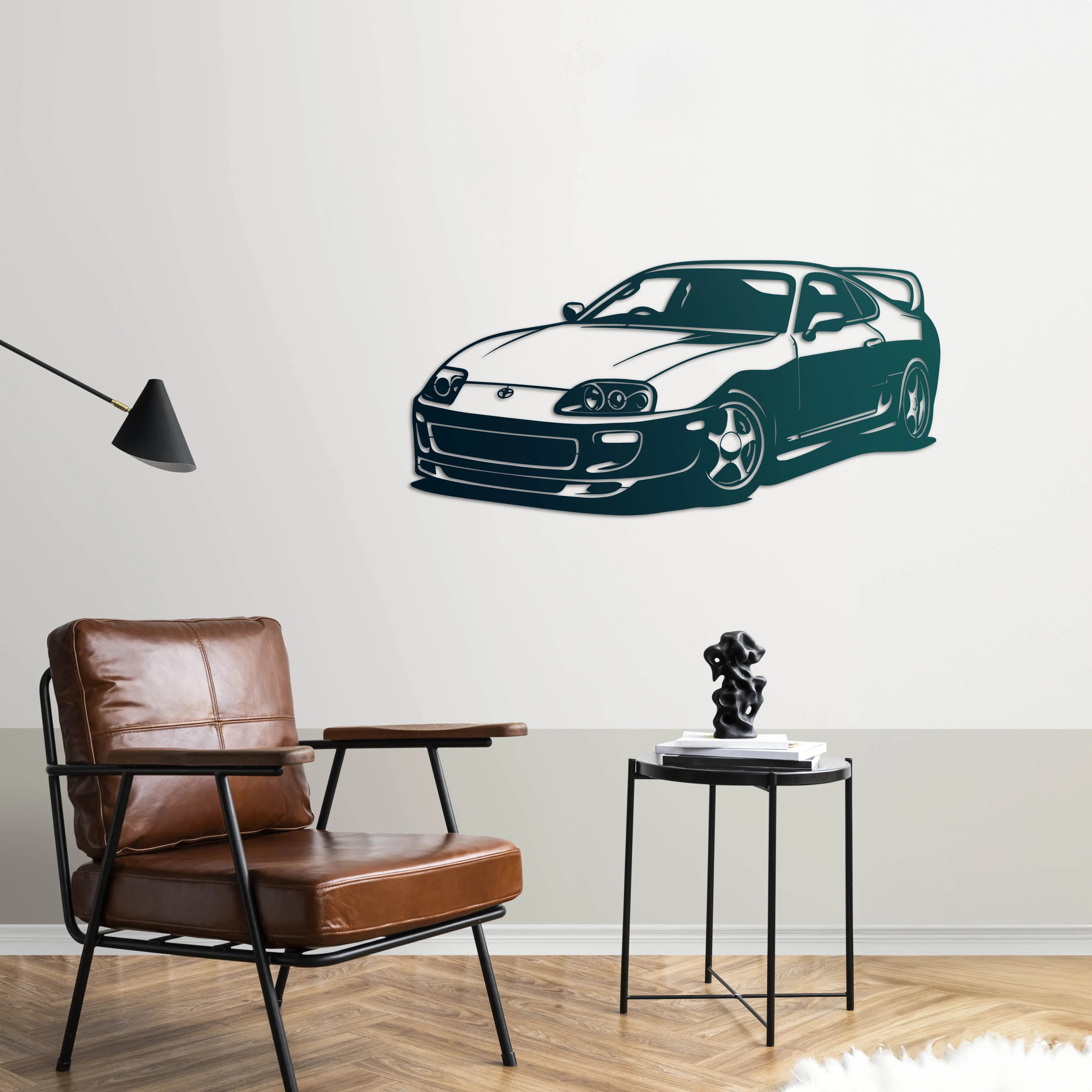 Toyota Supra MK4 – Araba Metal Duvar Dekoru Laser Artique