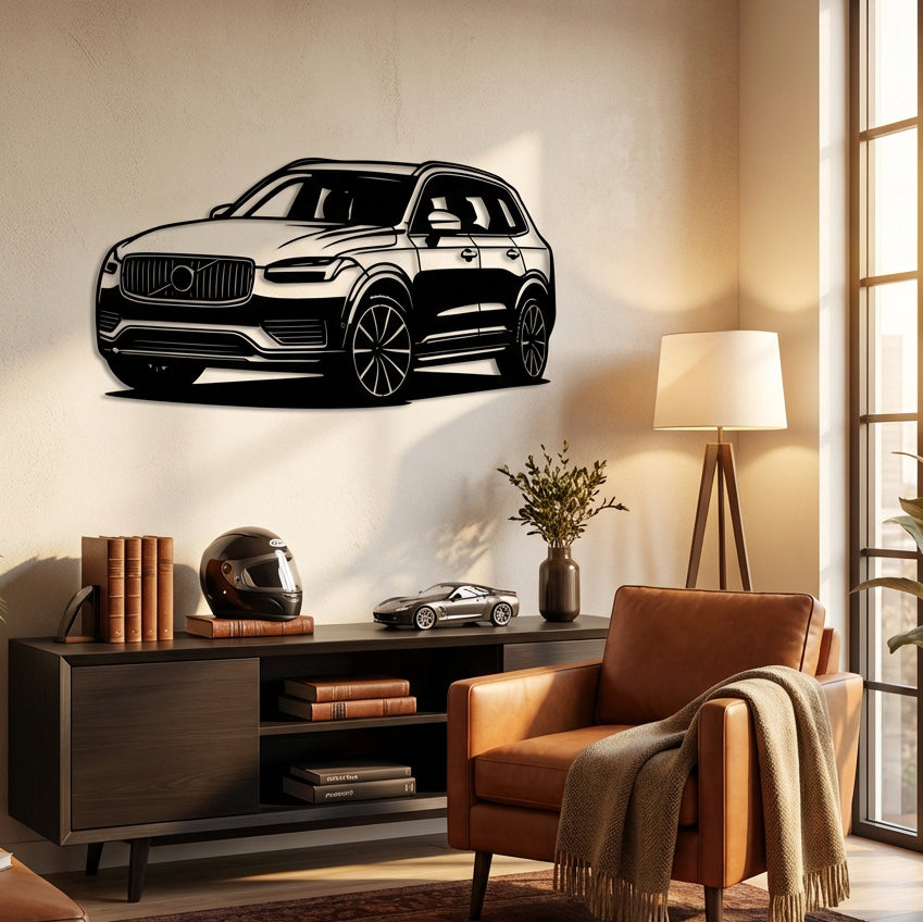 Volvo XC90 – Araba Metal Duvar Dekoru