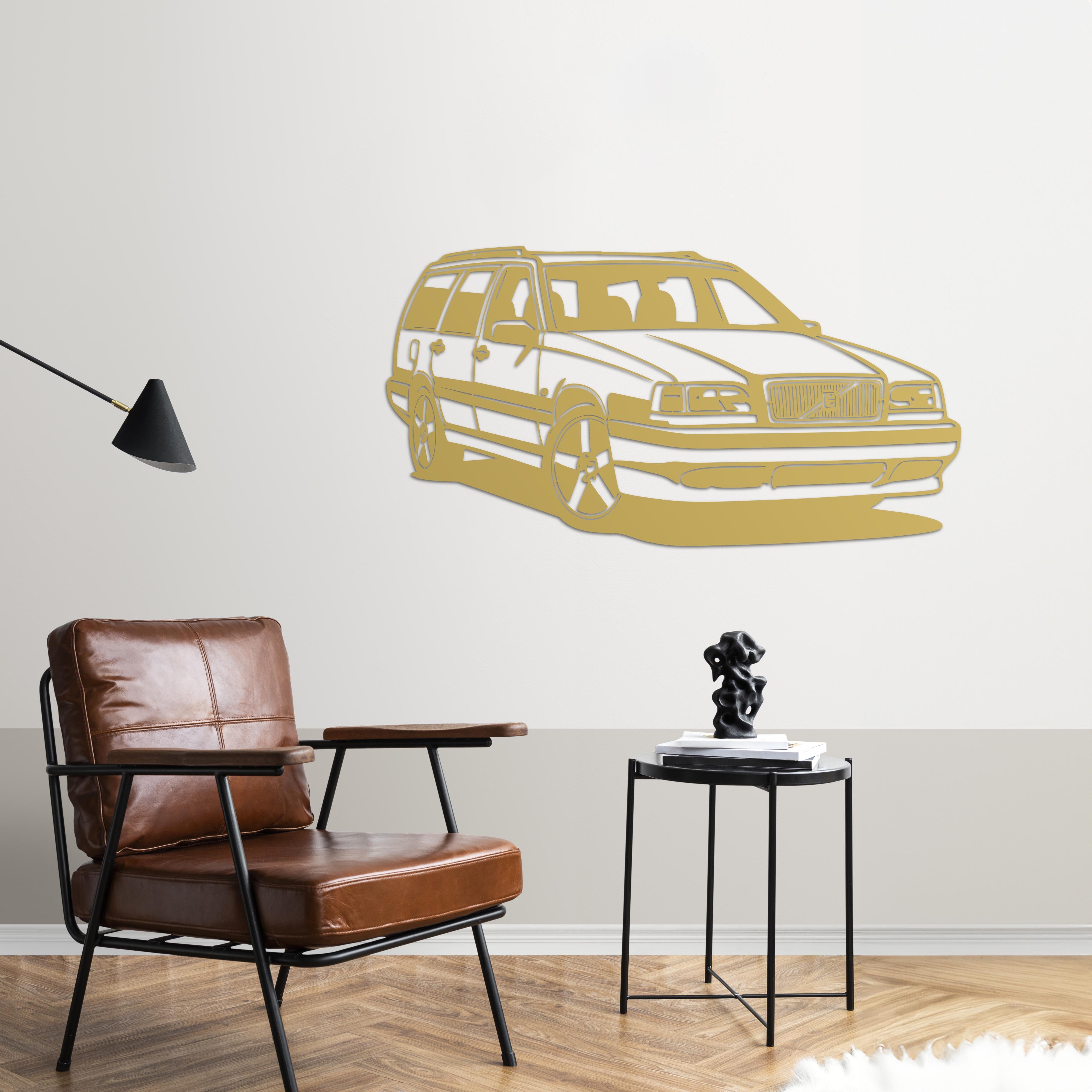 Volvo 850 R – Araba Metal Duvar Dekoru Laser Artique