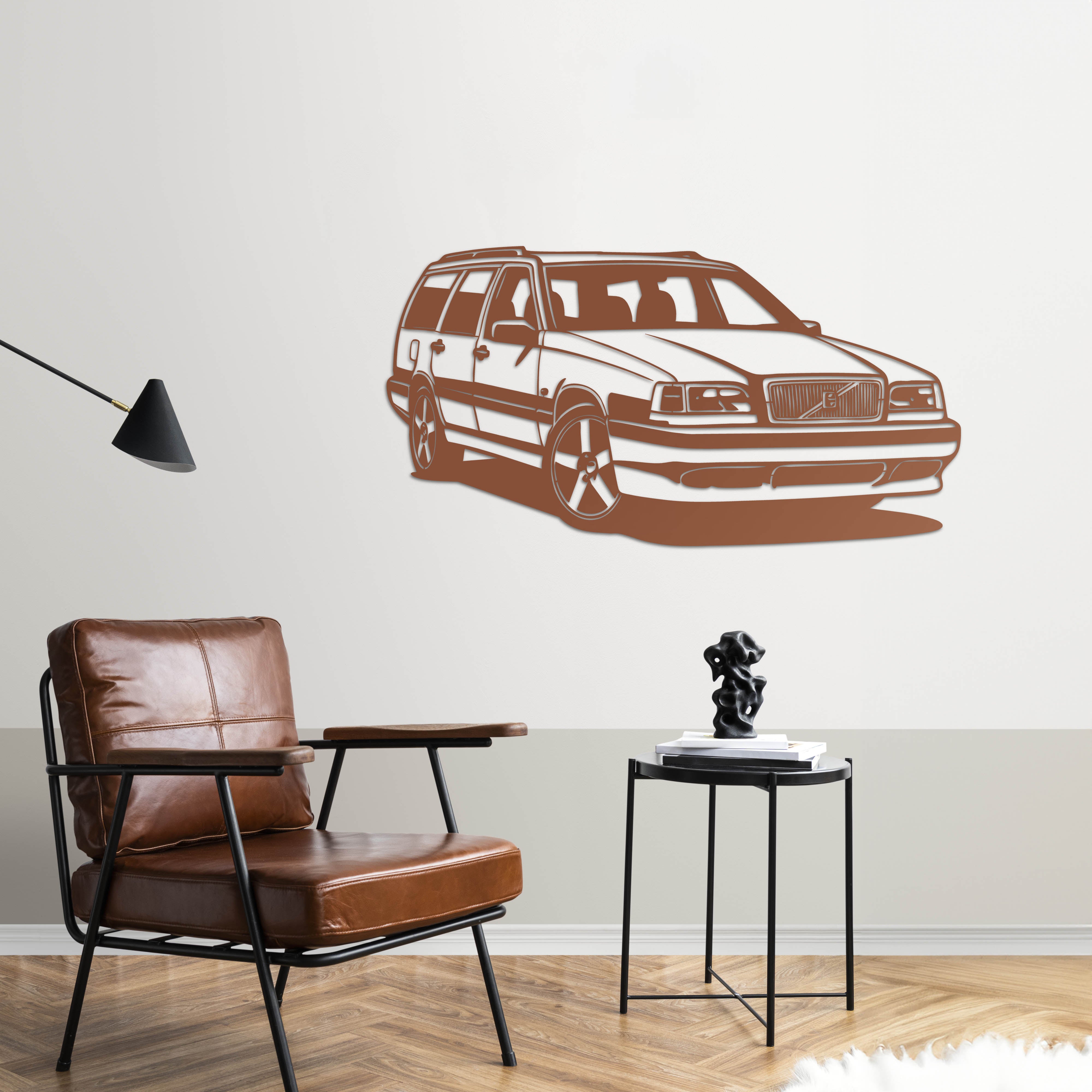 Volvo 850 R – Araba Metal Duvar Dekoru Laser Artique