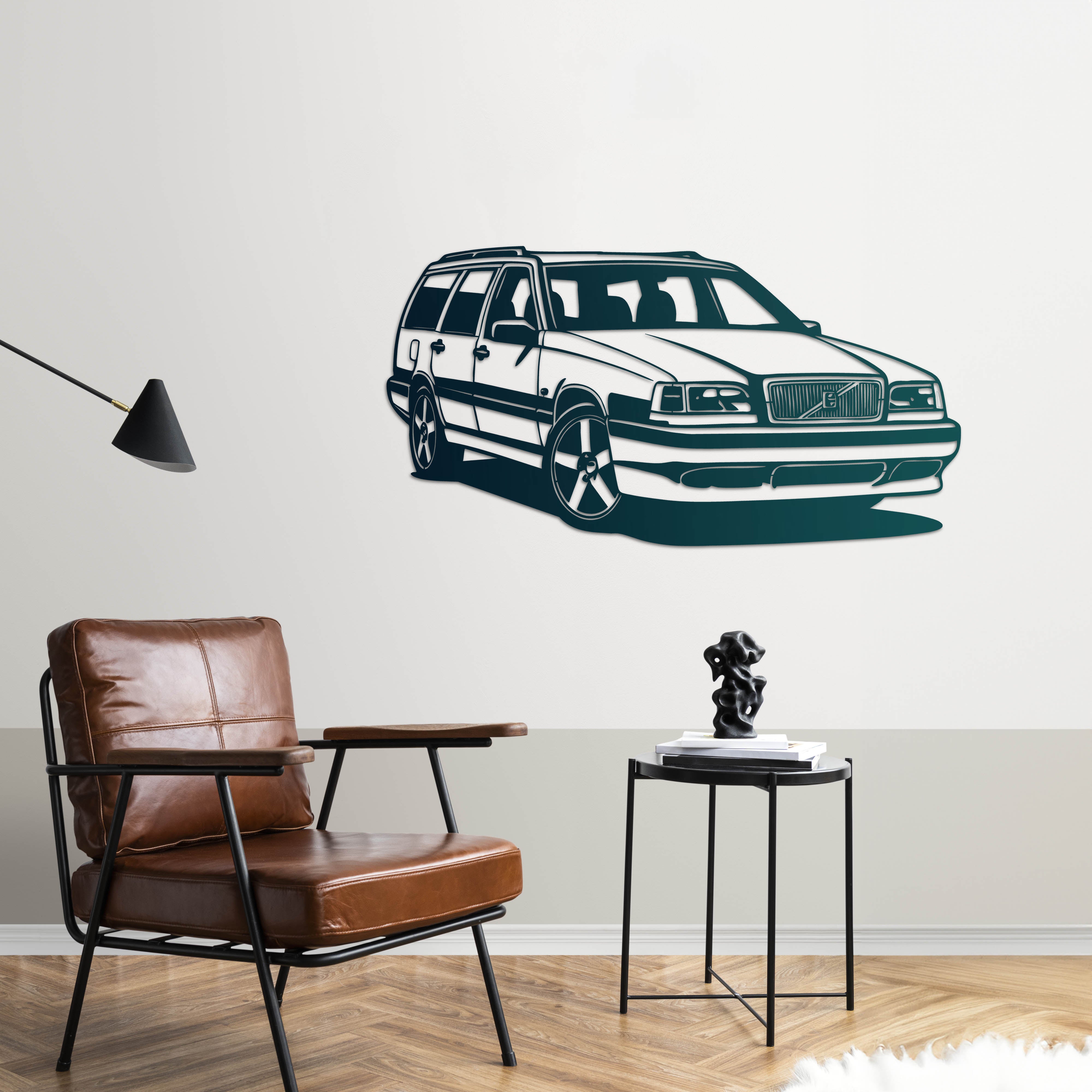 Volvo 850 R – Araba Metal Duvar Dekoru Laser Artique