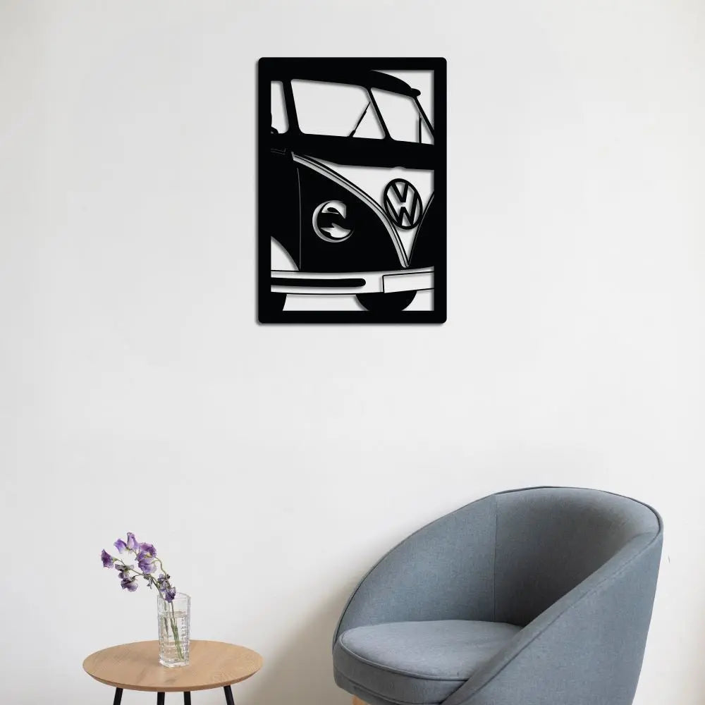 Retro Seyahat Metal Duvar Dekoru Laser Artique