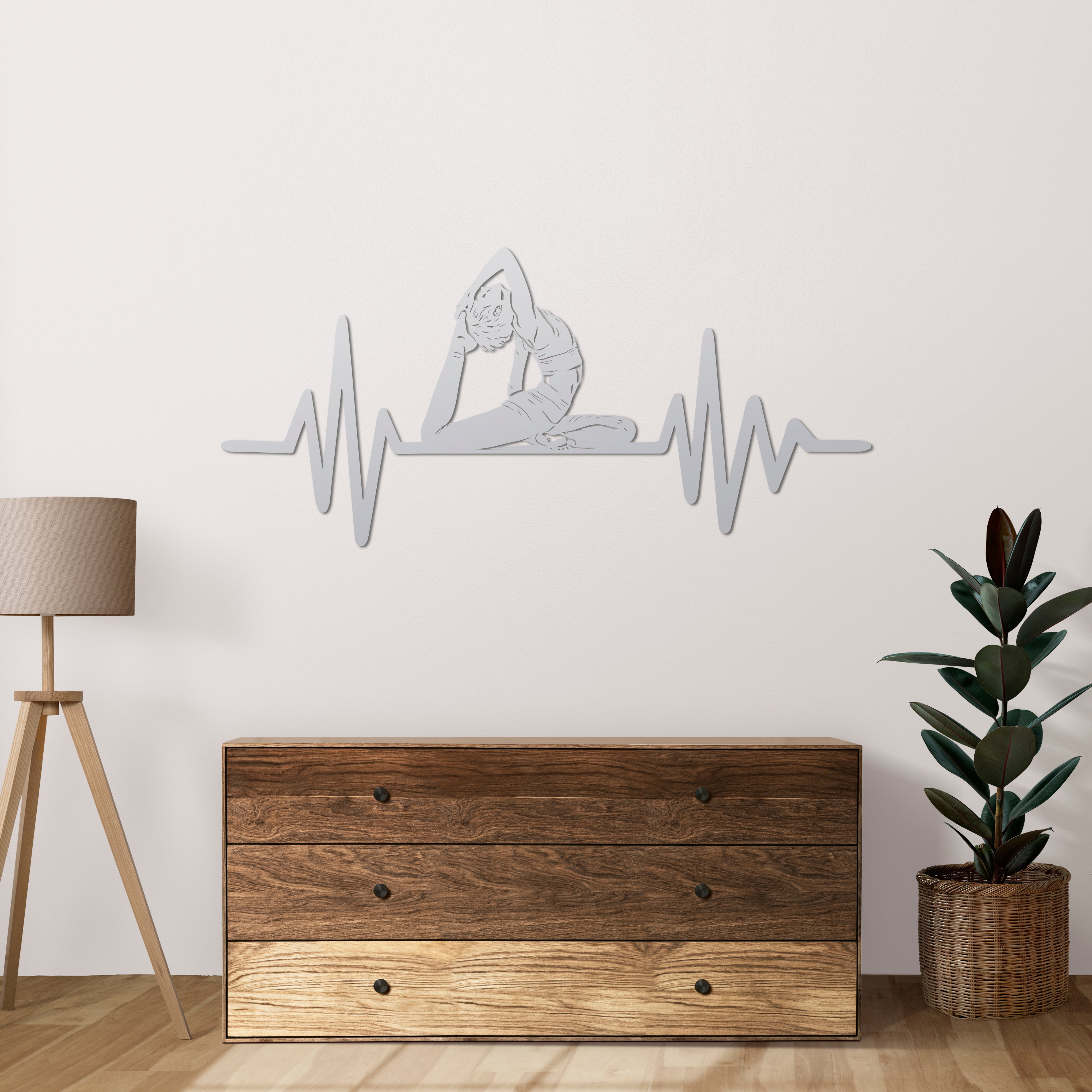 Ruhun Ritmi Yoga Metal Duvar Dekoru
