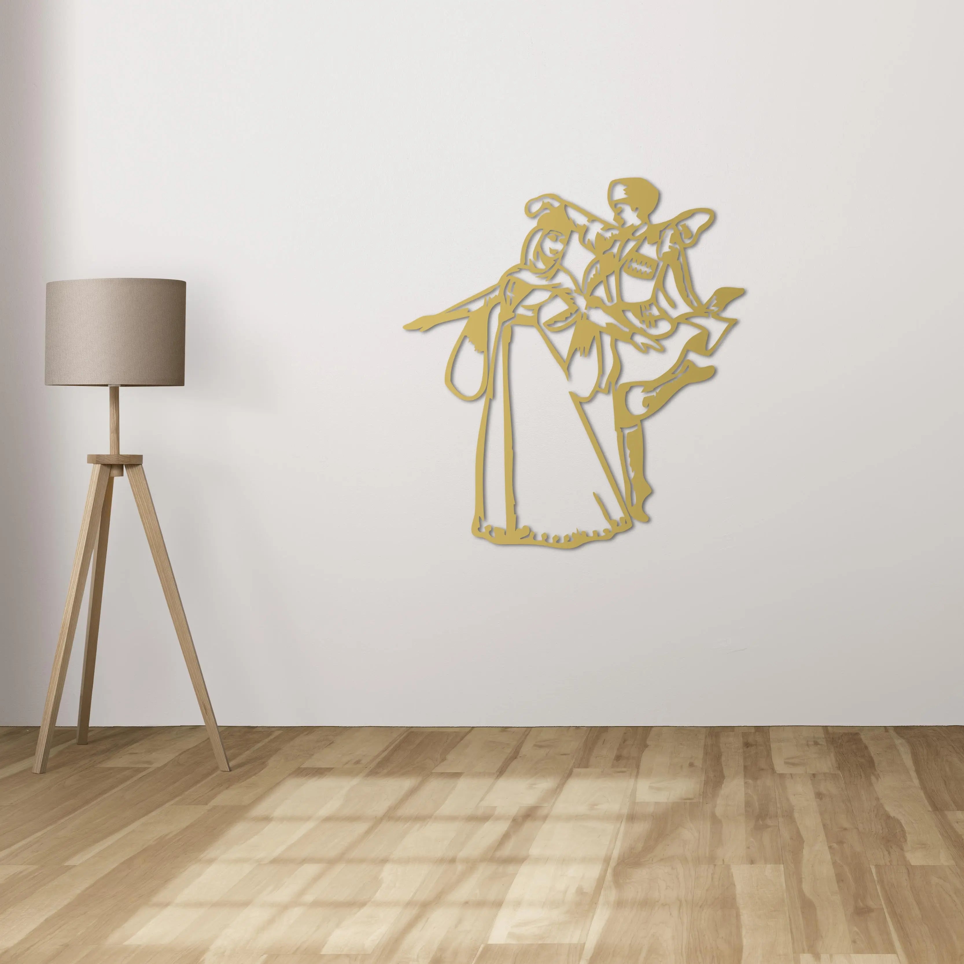 Zeybek Dansı – Metal Duvar Dekoru Laser Artique