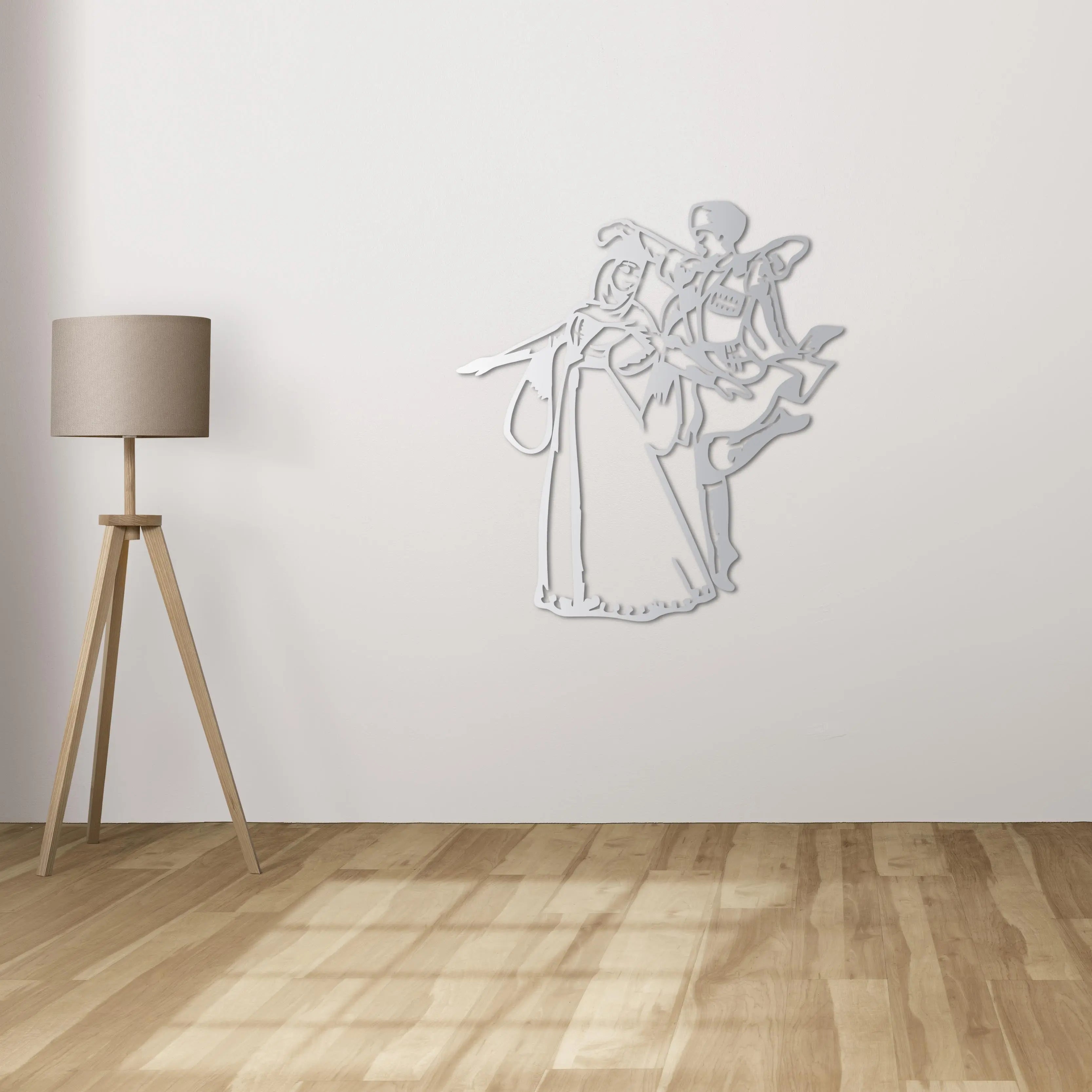 Zeybek Dansı – Metal Duvar Dekoru Laser Artique