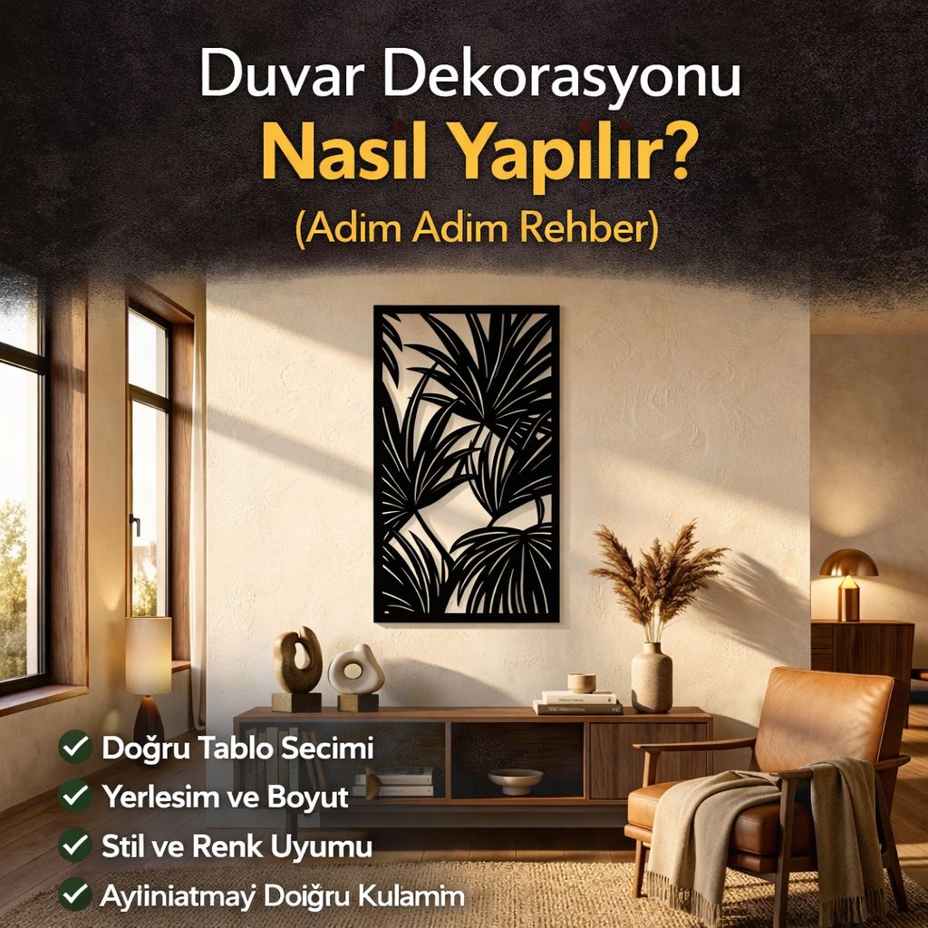 Duvar Dekorasyonu Nasıl Yapılır? (Adım Adım Rehber)