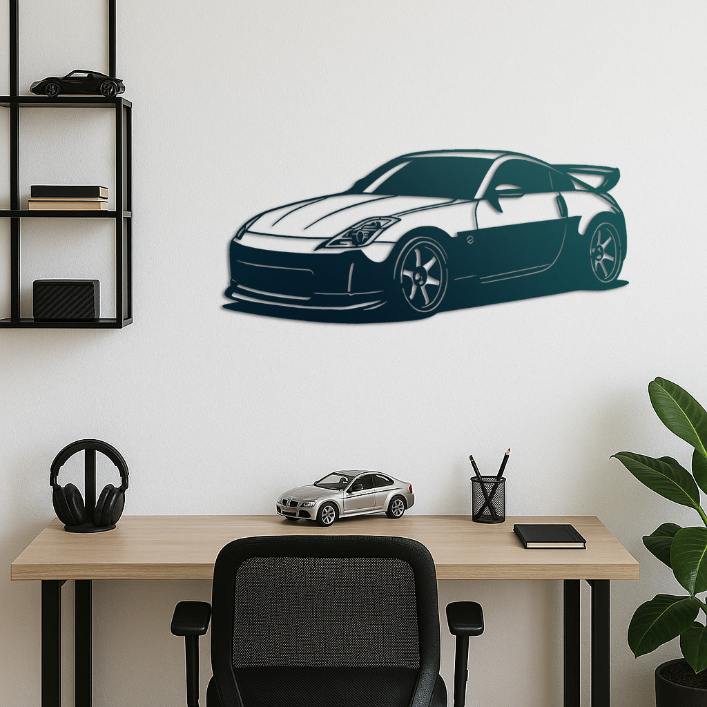 Nissan 350Z – Araba Metal Duvar Dekoru