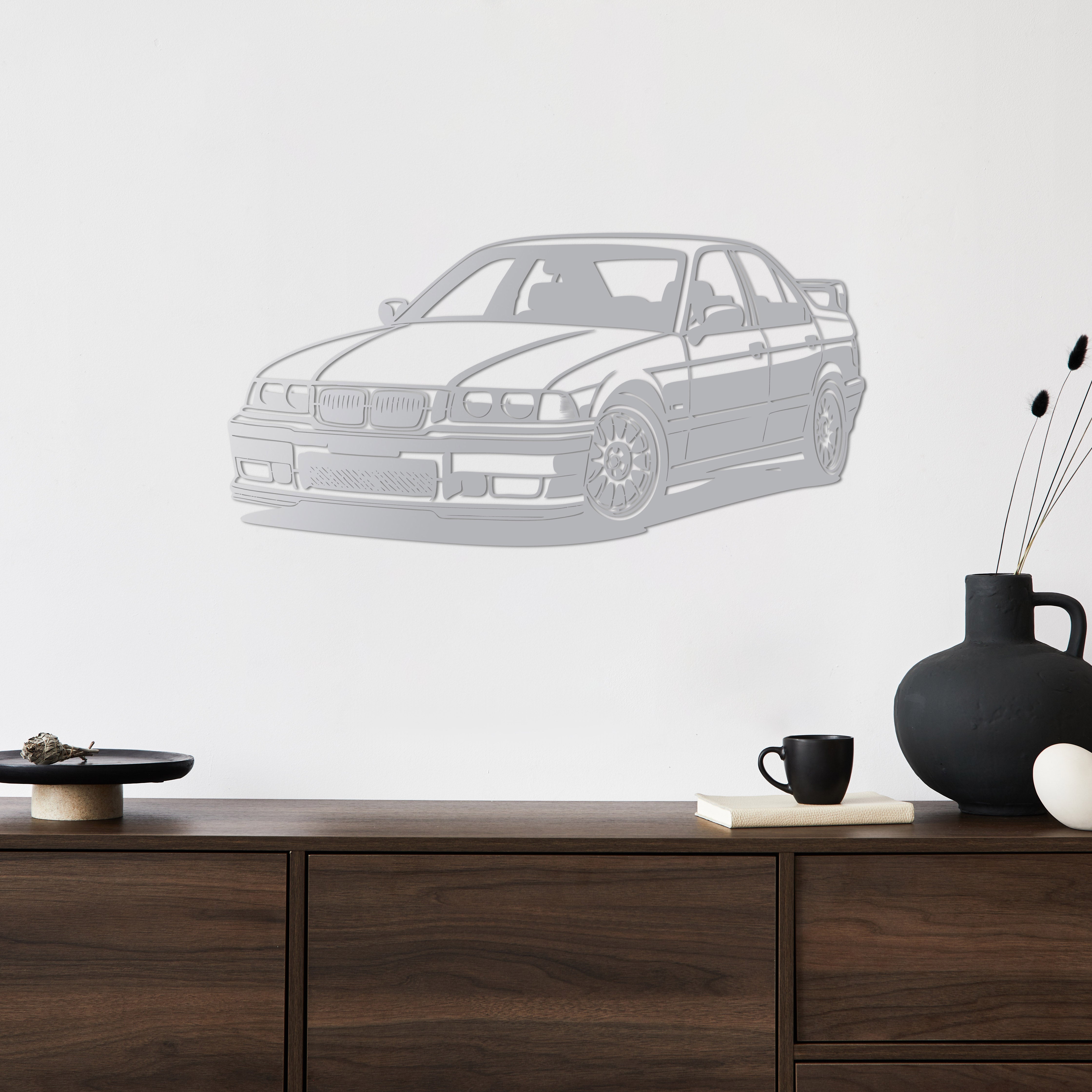 BMW E36 – Araba Metal Duvar Dekoru Laser Artique