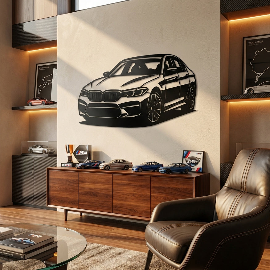 BMW M5 – Araba Metal Duvar Dekoru