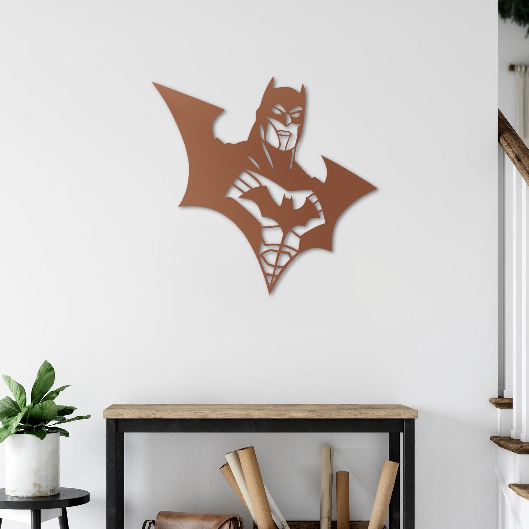 Gözcü Batman Metal Duvar Dekoru