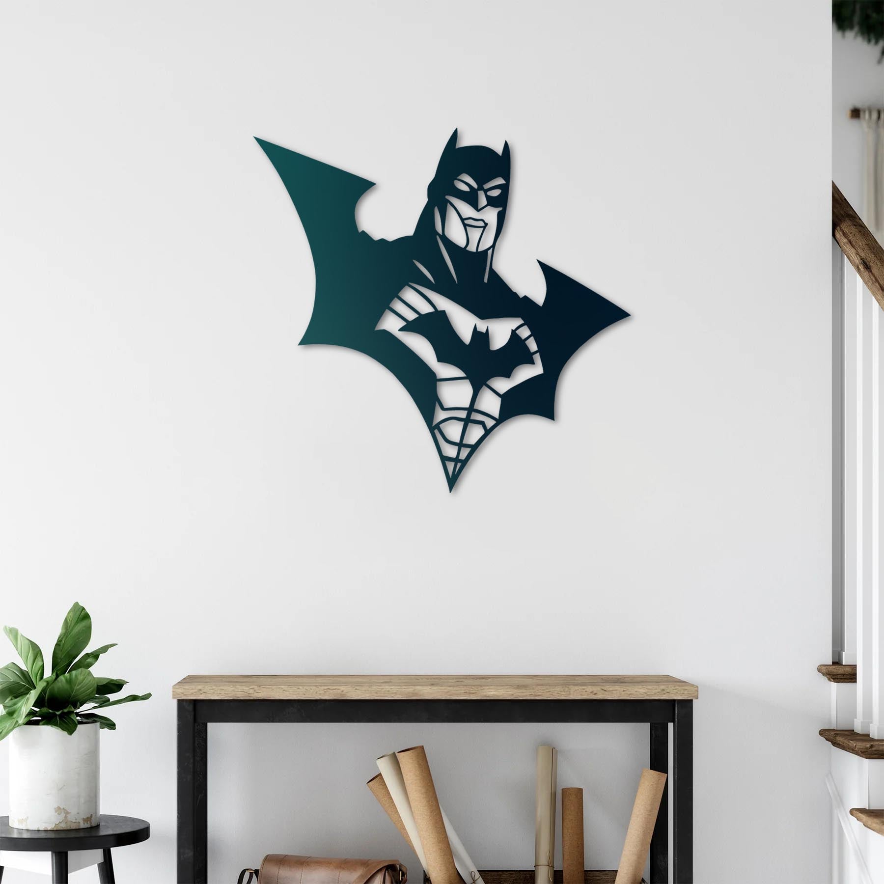 Gözcü Batman Metal Duvar Dekoru