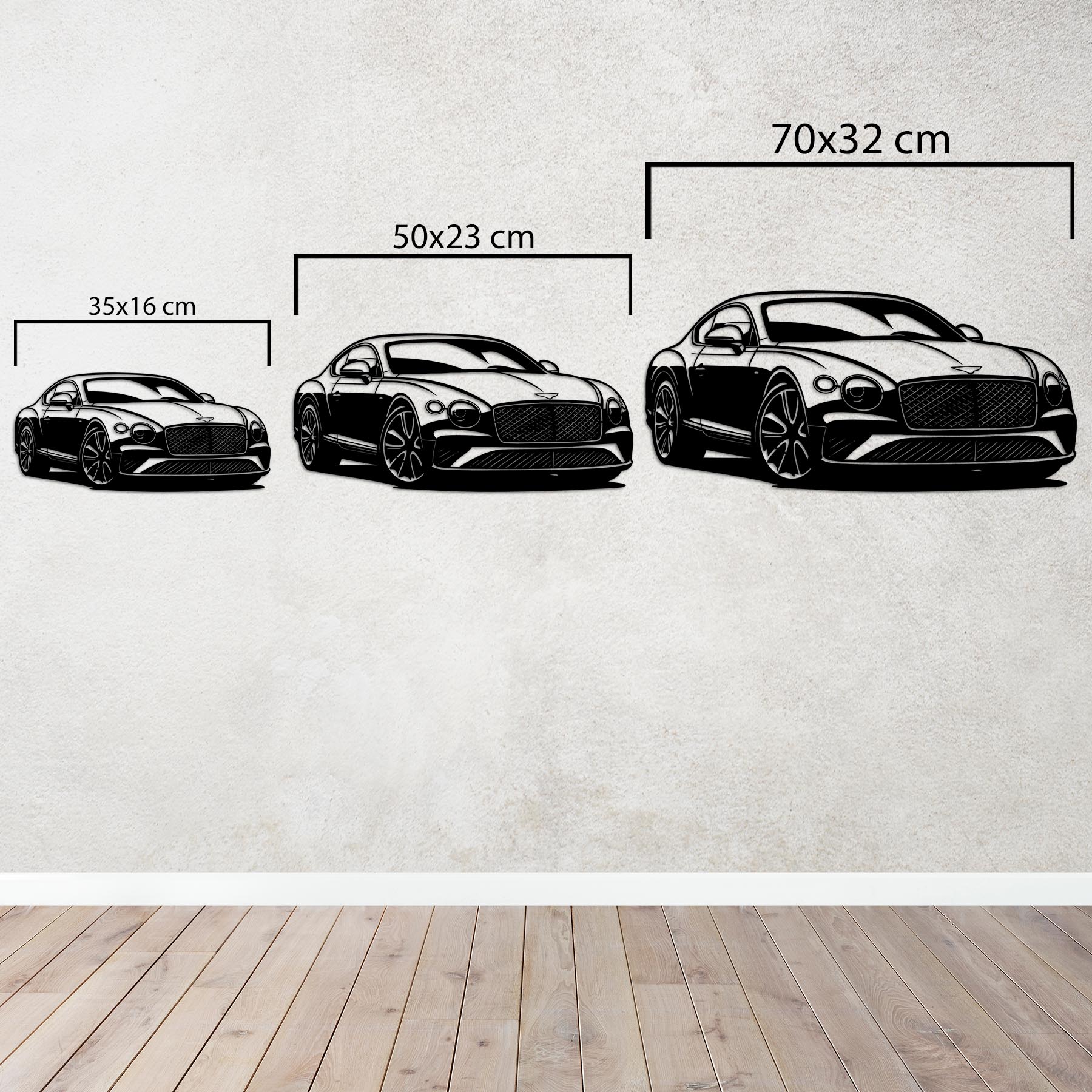 Bentley Continental GT – Metal Duvar Dekoru