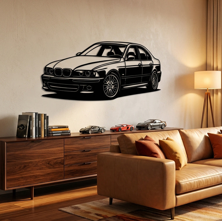 BMW E39 – Araba Metal Duvar Dekoru