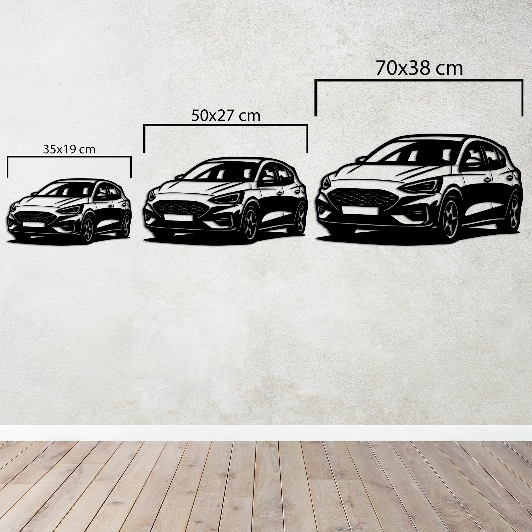 Ford Focus ST – Araba Metal Duvar Dekoru