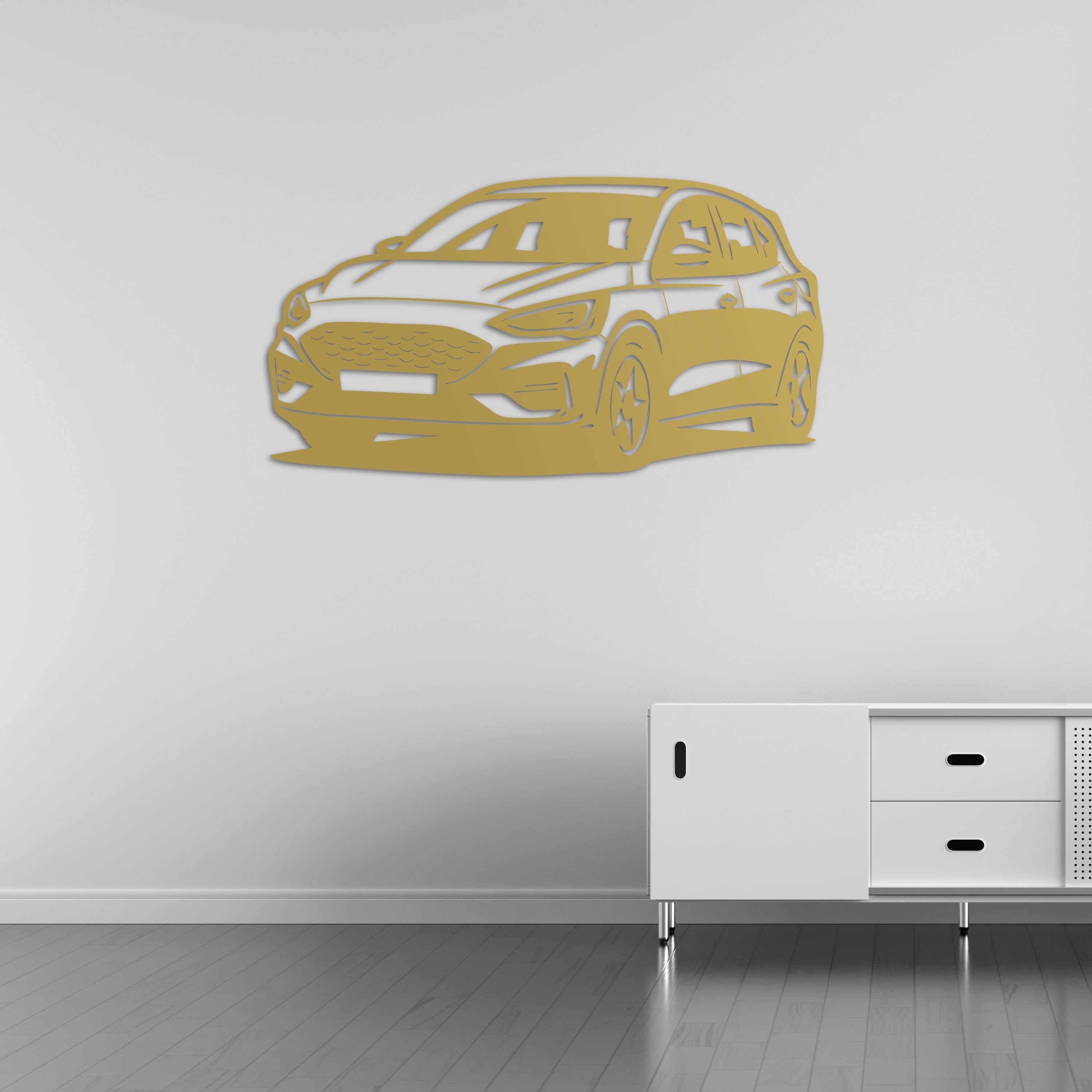 Ford Focus ST – Araba Metal Duvar Dekoru