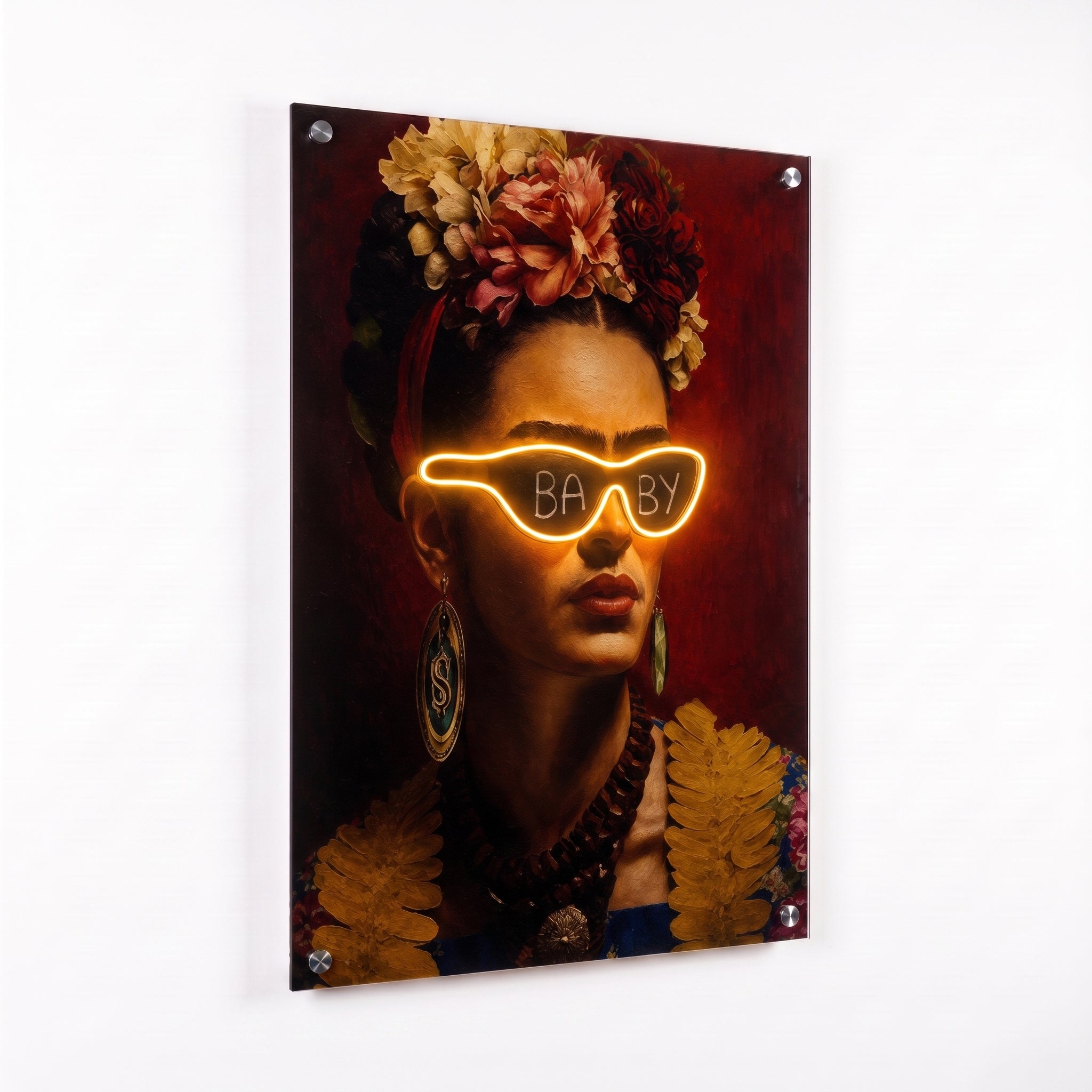 Frida Kahlo – Baby Neon LED Tablo
