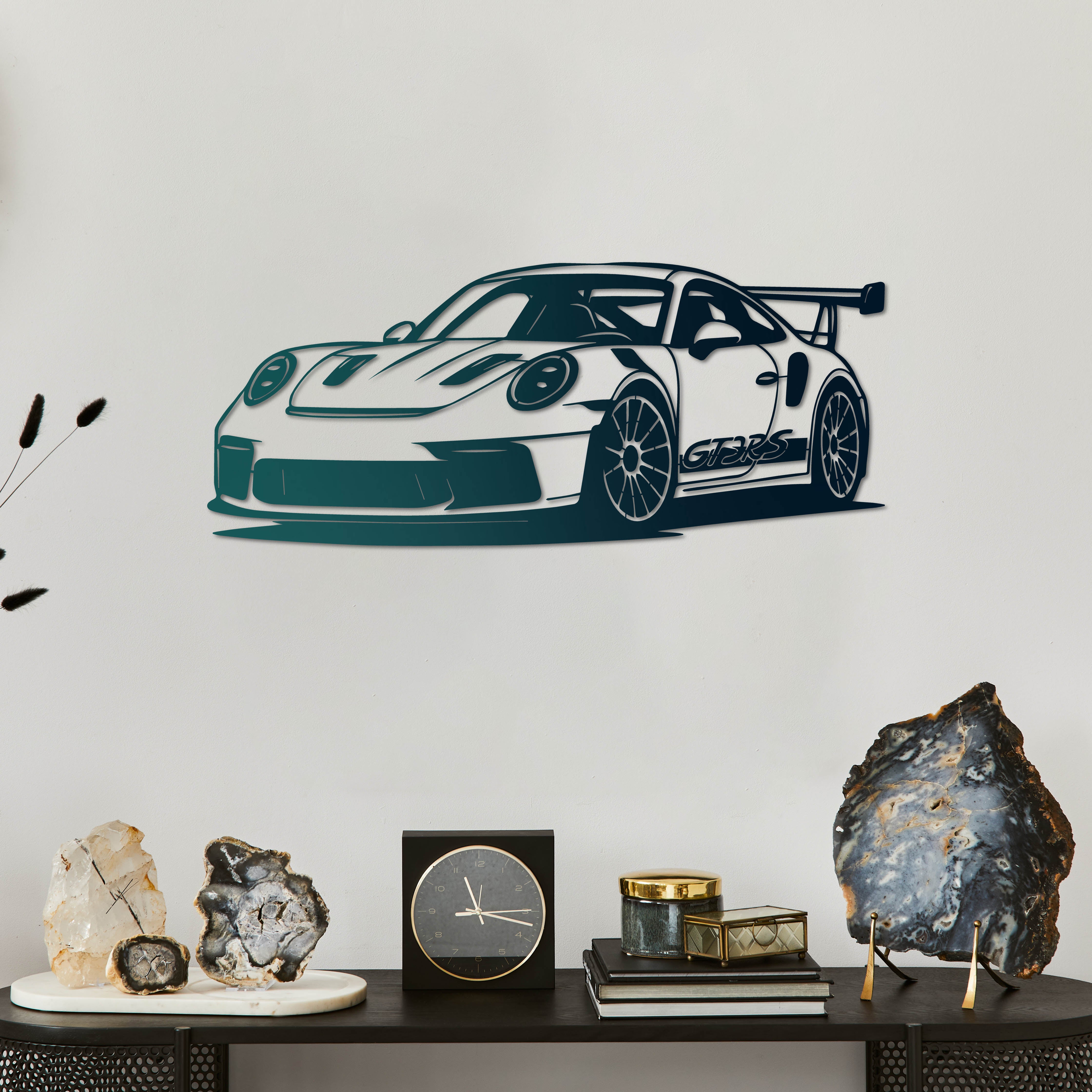 Porsche 911 GT3 RS – Araba Metal Duvar Dekoru