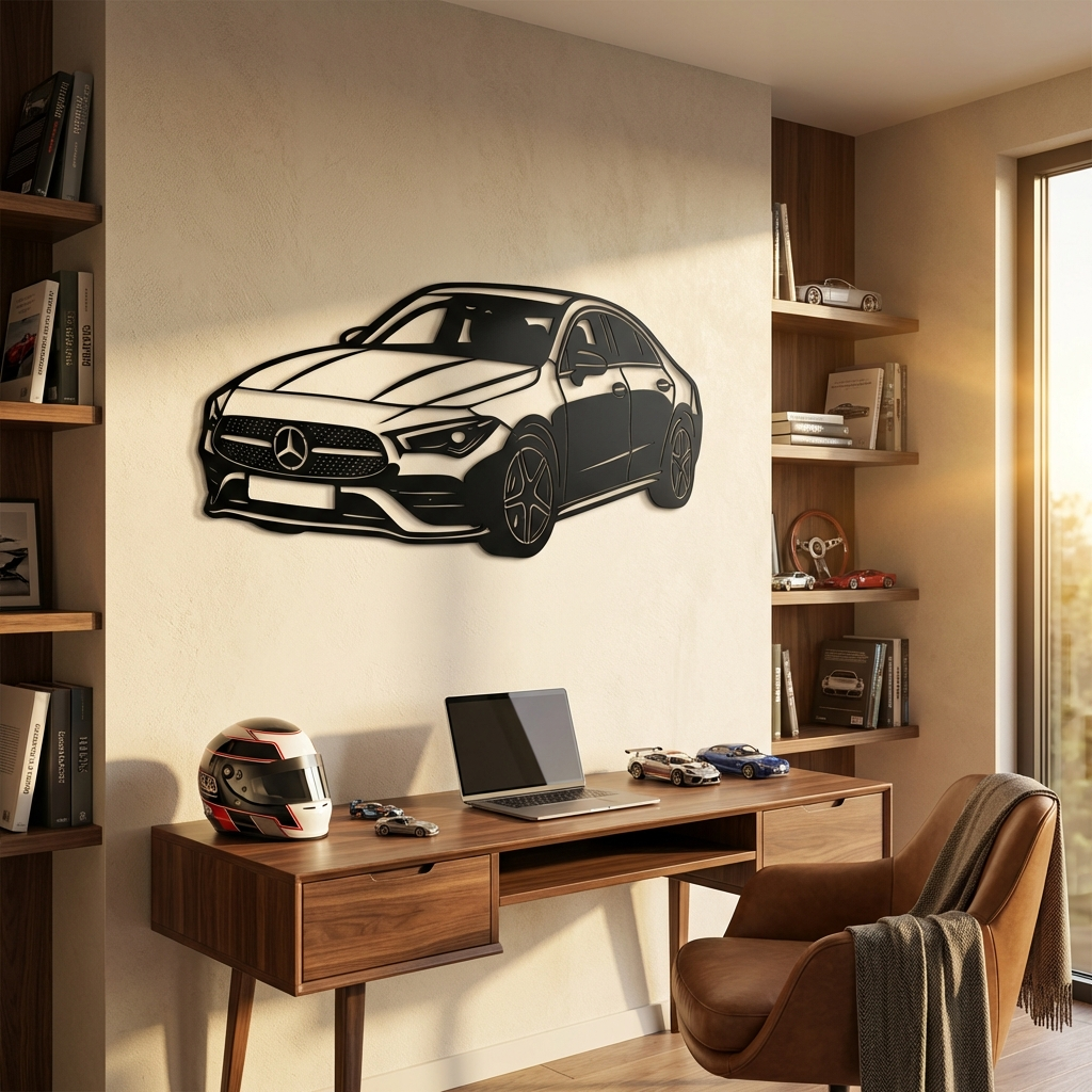 Mercedes-Benz CLA 200 – Araba Metal Duvar Dekoru
