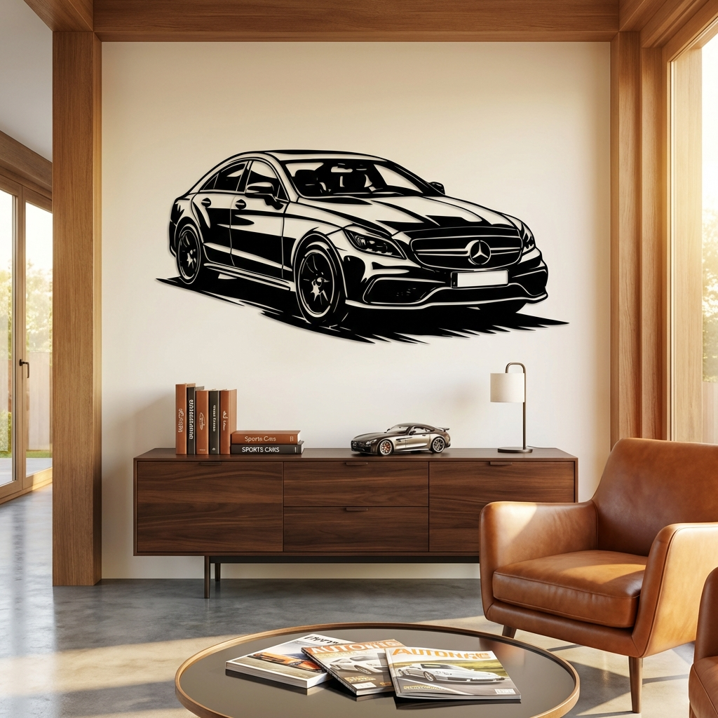 Mercedes-Benz CLS 63 – Araba Metal Duvar Dekoru