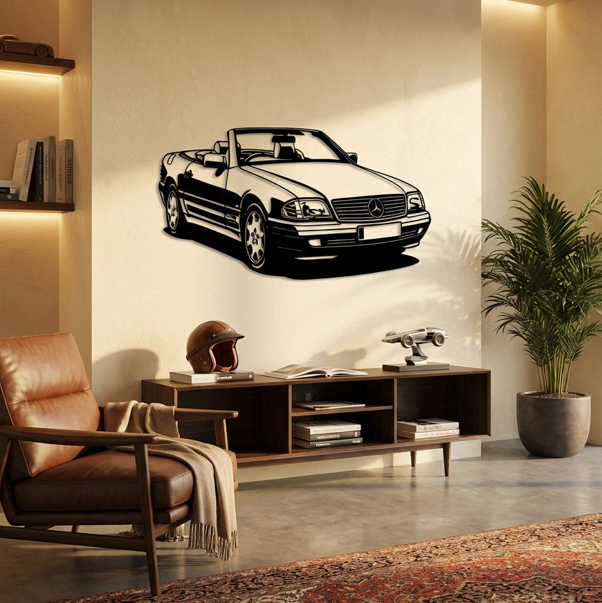 Mercedes-Benz SL (R129) – Araba Metal Duvar Dekoru