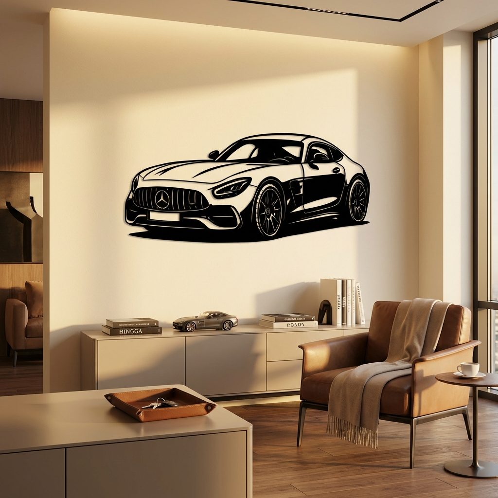 Mercedes-AMG GT – Araba Metal Duvar Dekoru