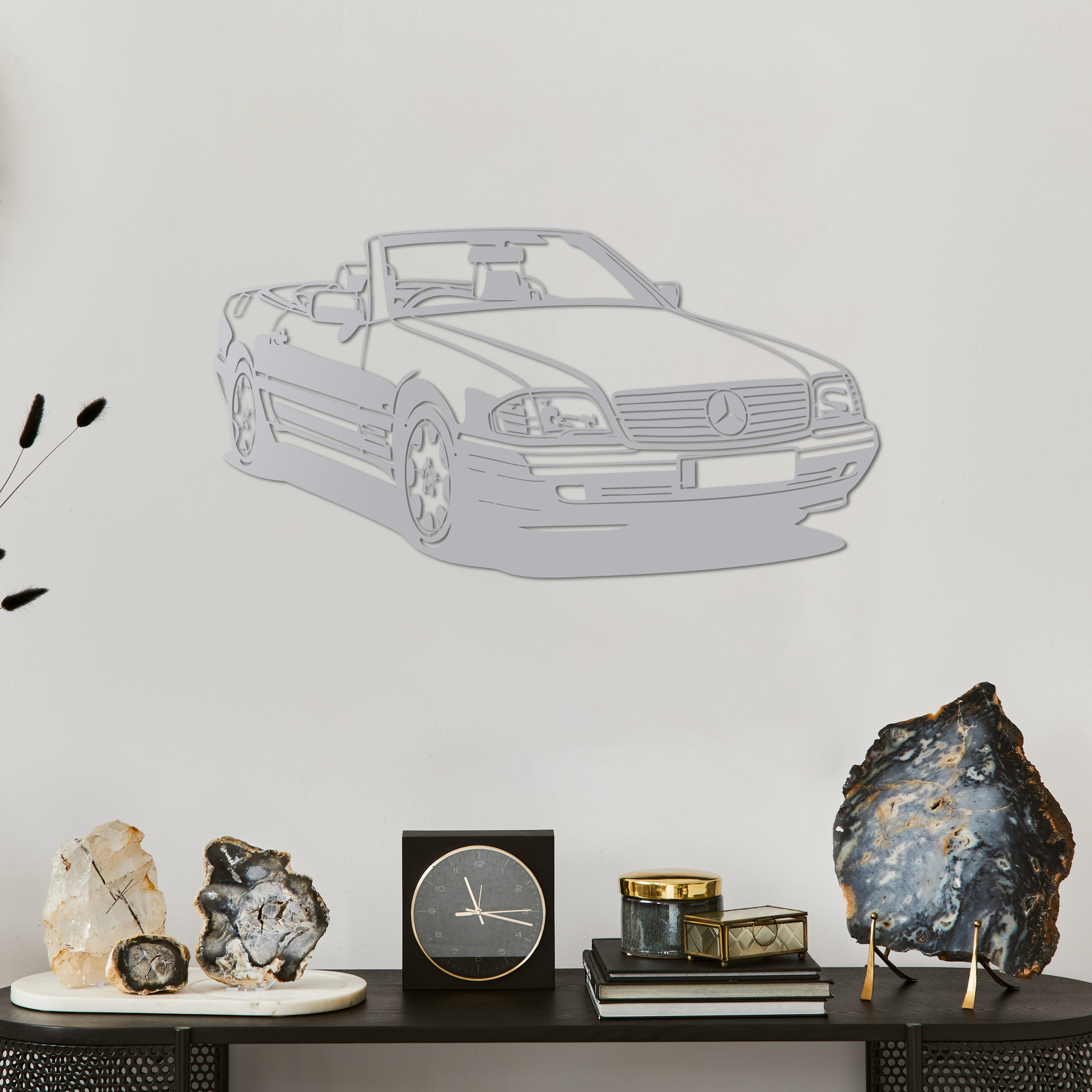 Mercedes-Benz SL (R129) – Araba Metal Duvar Dekoru Laser Artique