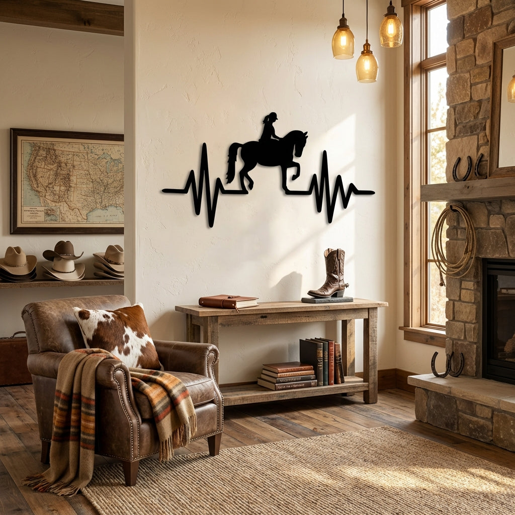 Özgür Ruhun Ritmi Metal Duvar Dekoru