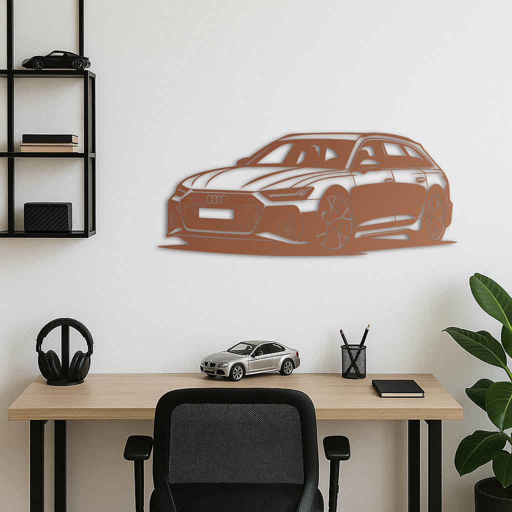 Audi RS6 Avant – Araba Metal Duvar Dekoru