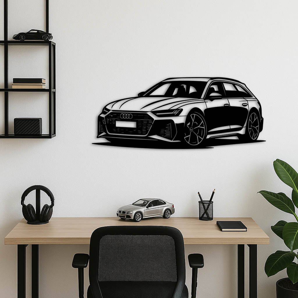 Audi RS6 Avant – Araba Metal Duvar Dekoru