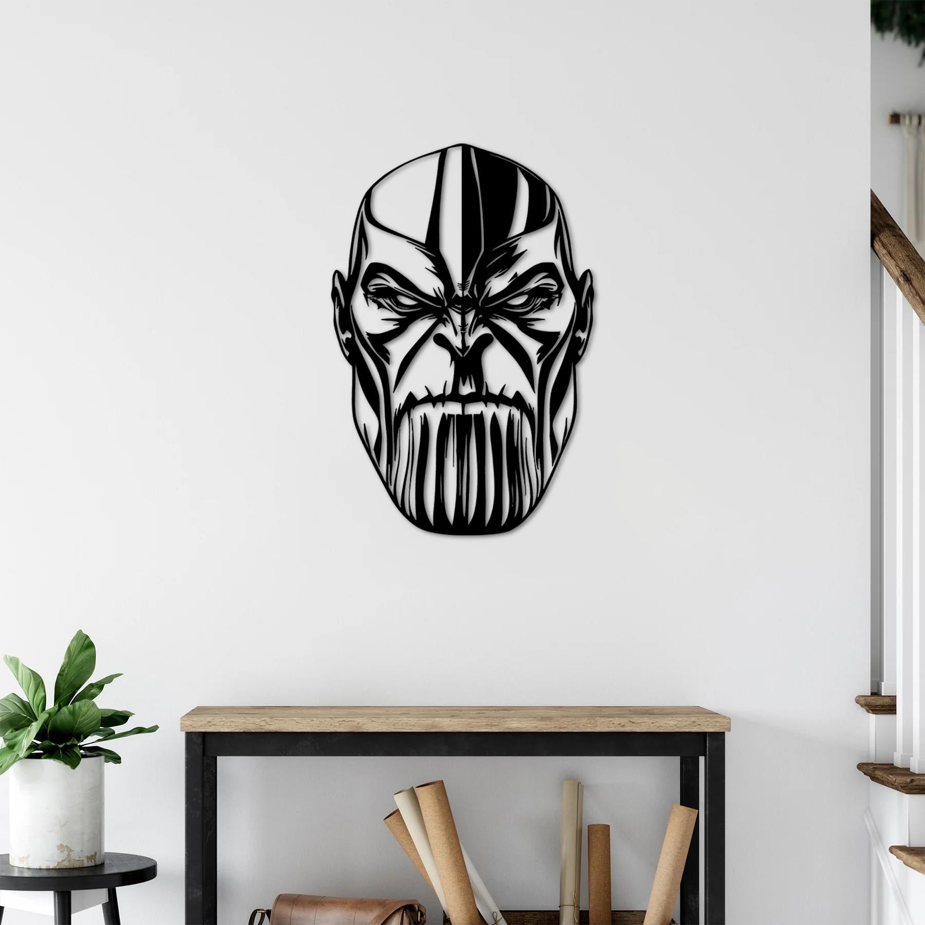 Thanos Portresi Metal Duvar Dekoru