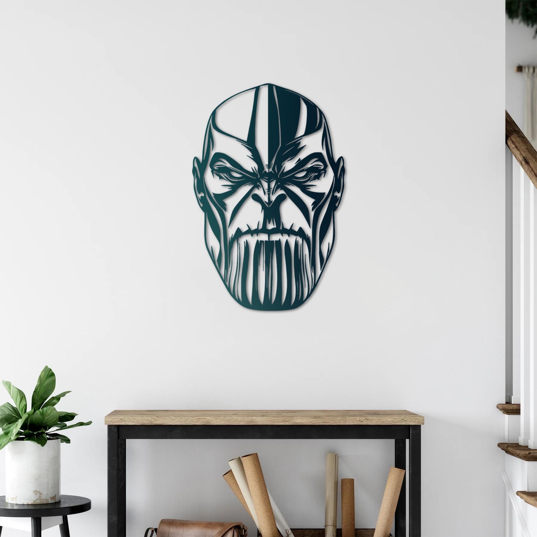 Thanos Portresi Metal Duvar Dekoru