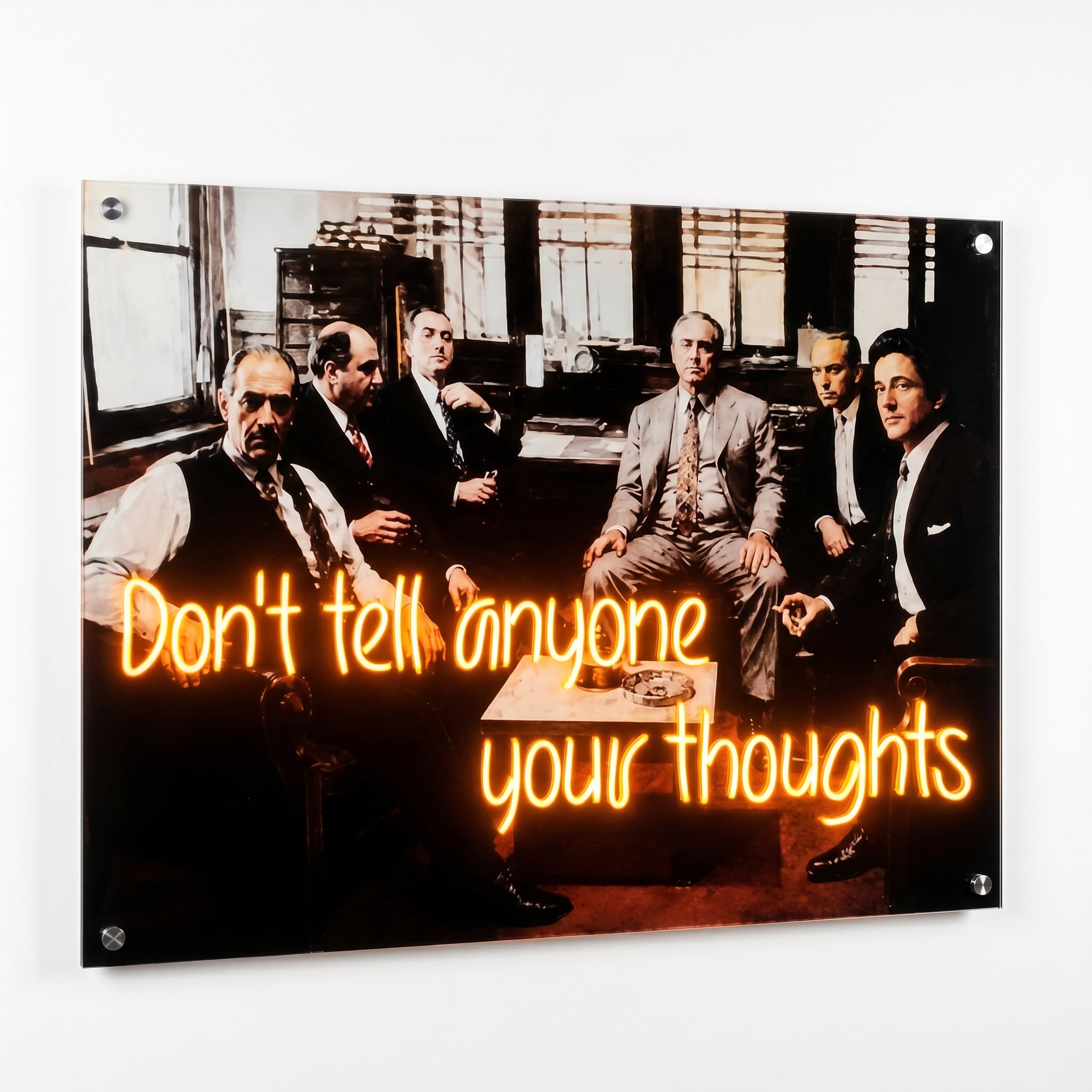 The Godfather – Don’t Tell Anyone Neon LED Tablo